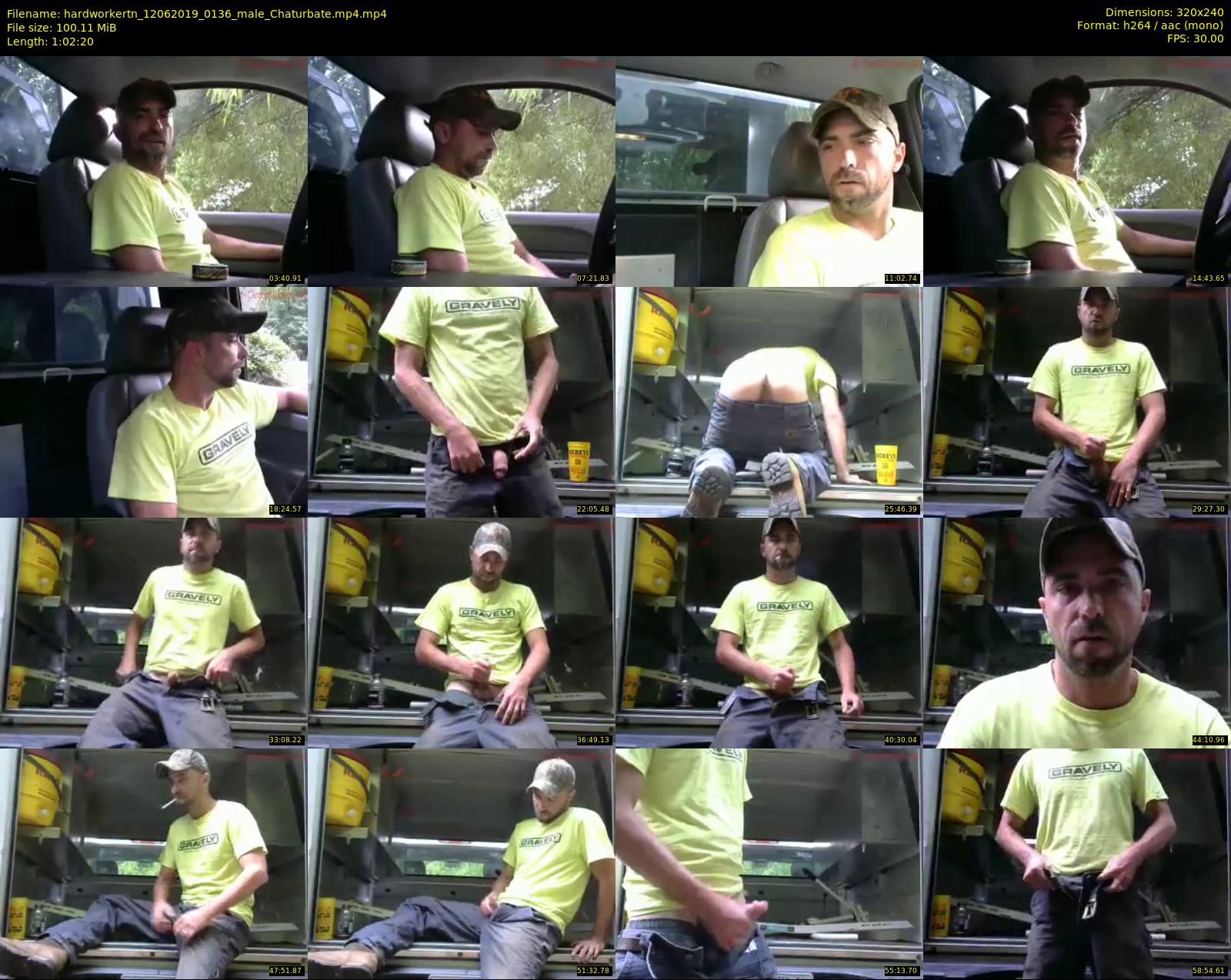 hardworkertn — 63 minute Chaturbate male cam show recording, SD, Jun 12, 2019