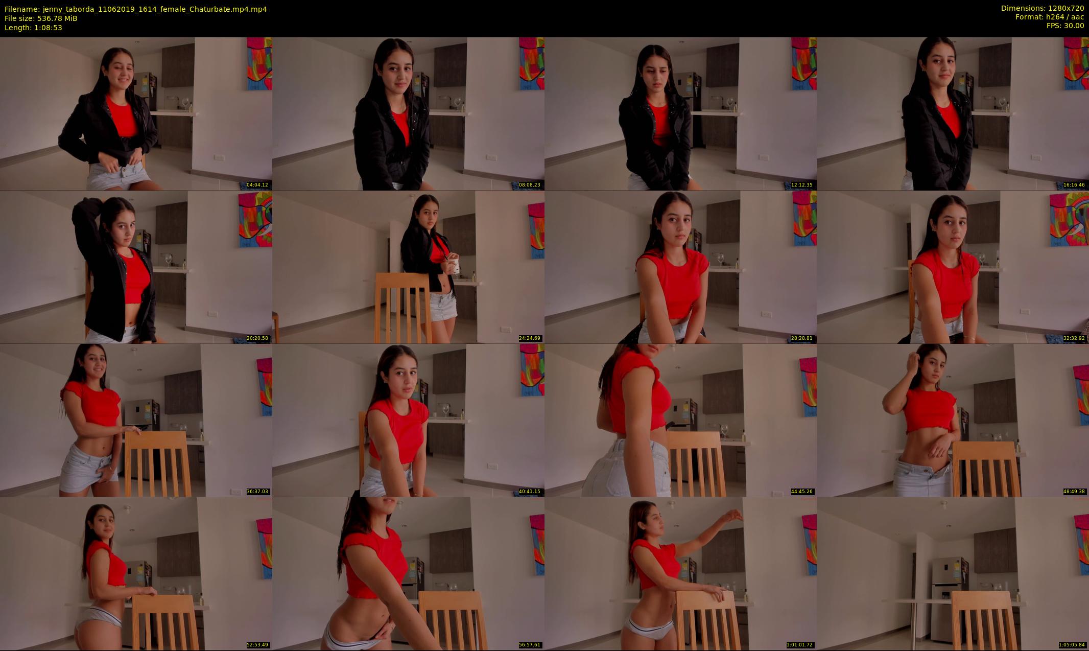 jenny_taborda — 69 minute Chaturbate female cam show recording, 720p, Jun 11, 2019