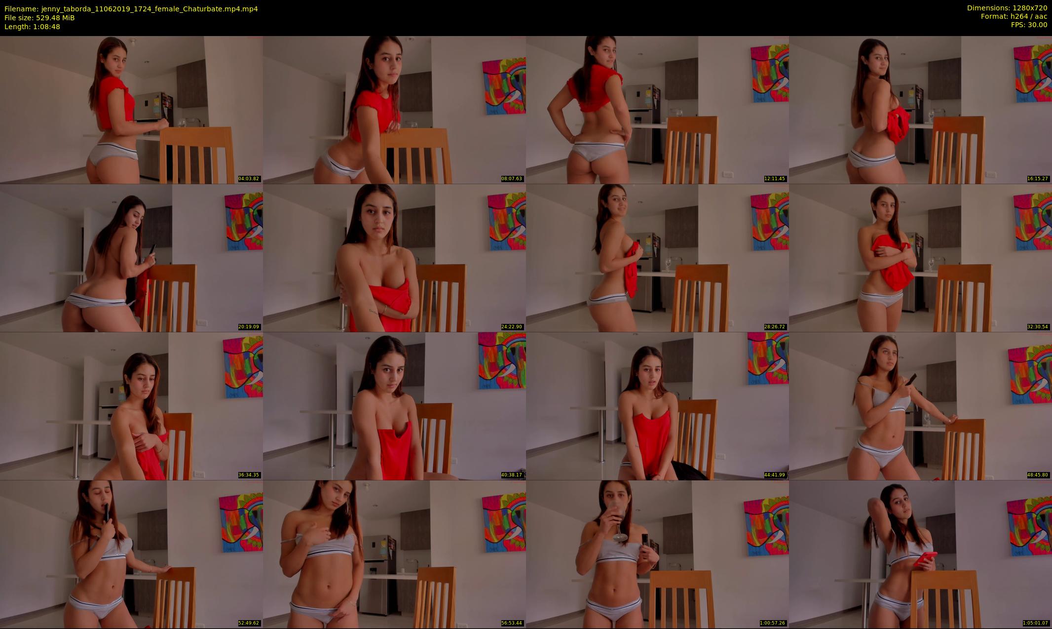 jenny_taborda — 69 minute Chaturbate female cam show recording, 720p, Jun 11, 2019