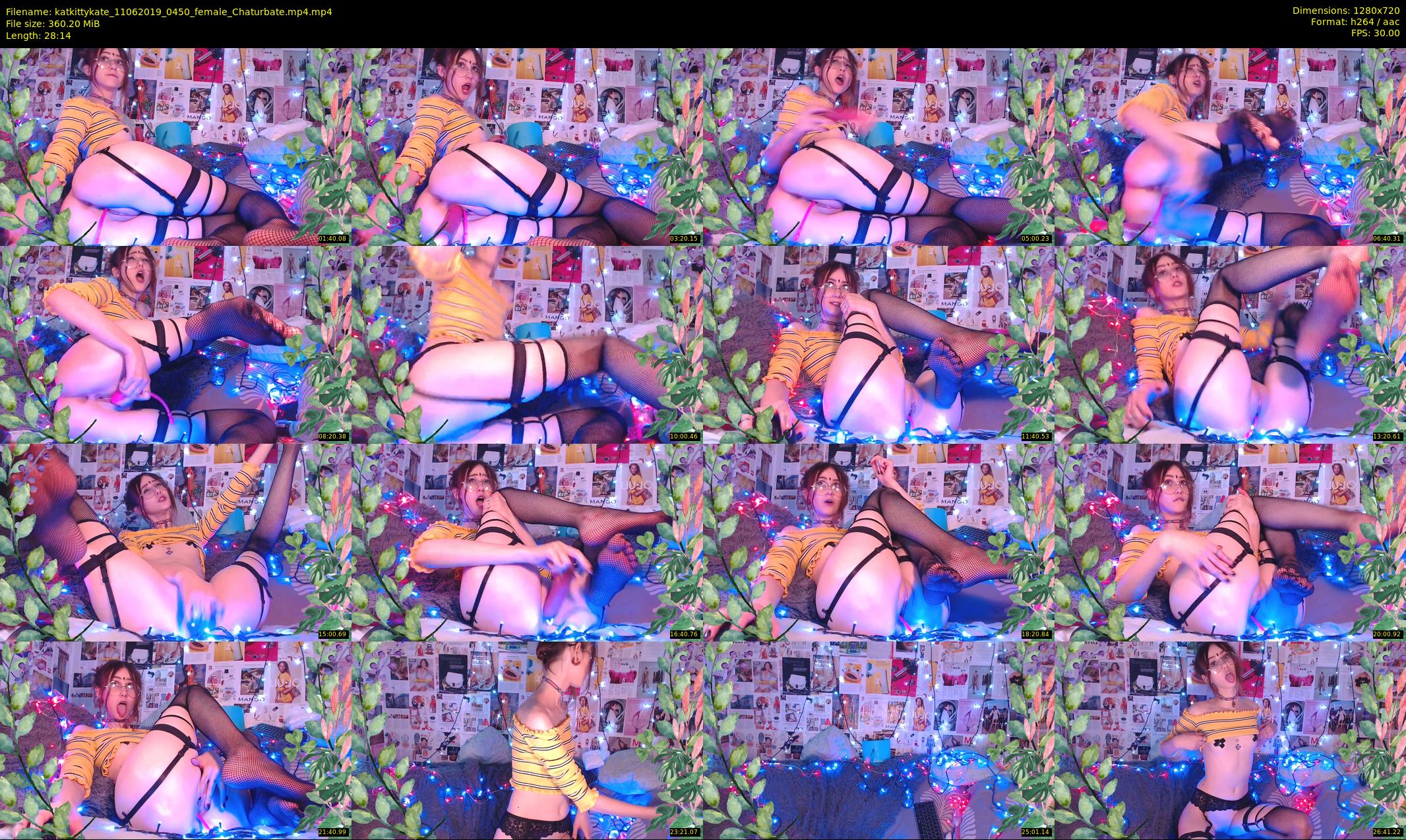 katkittykate — 29 minute Chaturbate female cam show recording, 720p, Jun 11, 2019