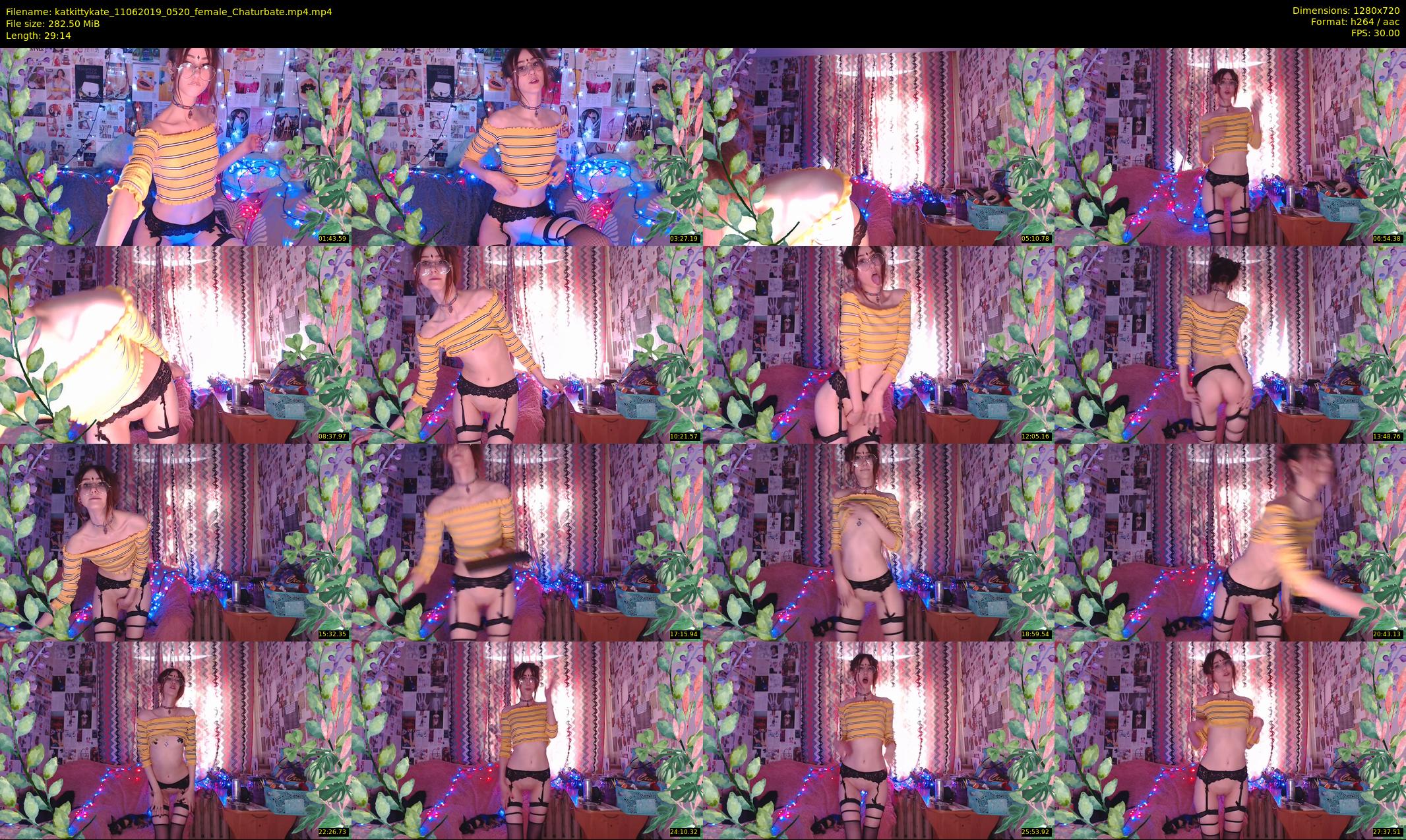 katkittykate — 30 minute Chaturbate female cam show recording, 720p, Jun 11, 2019