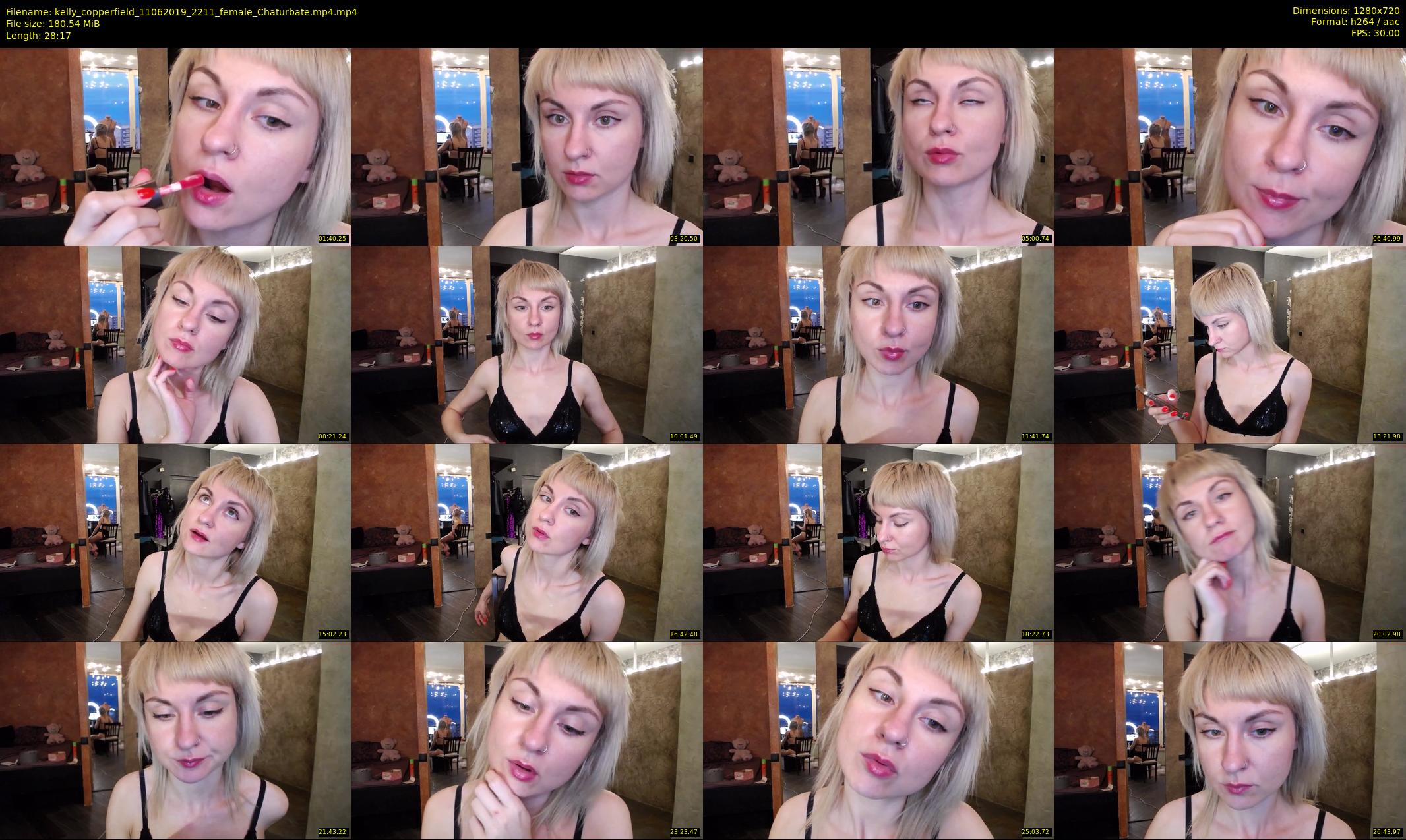 kelly_copperfield — 29 minute Chaturbate female cam show recording, 720p, Jun 11, 2019
