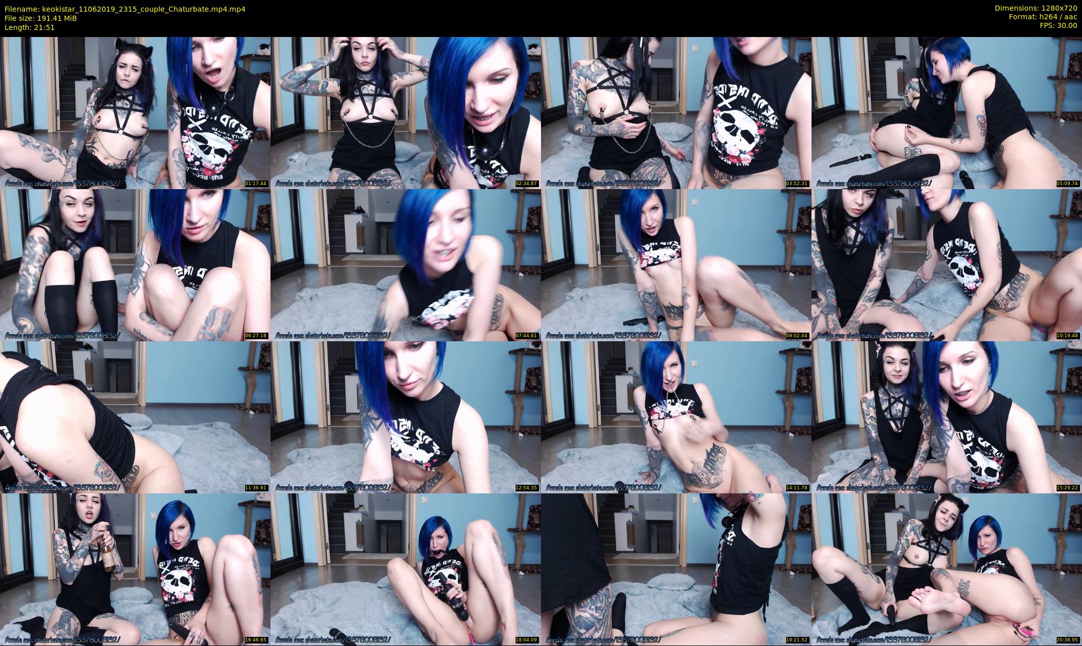 keokistar — 22 minute Chaturbate female cam show recording, 720p, Jun 11, 2019