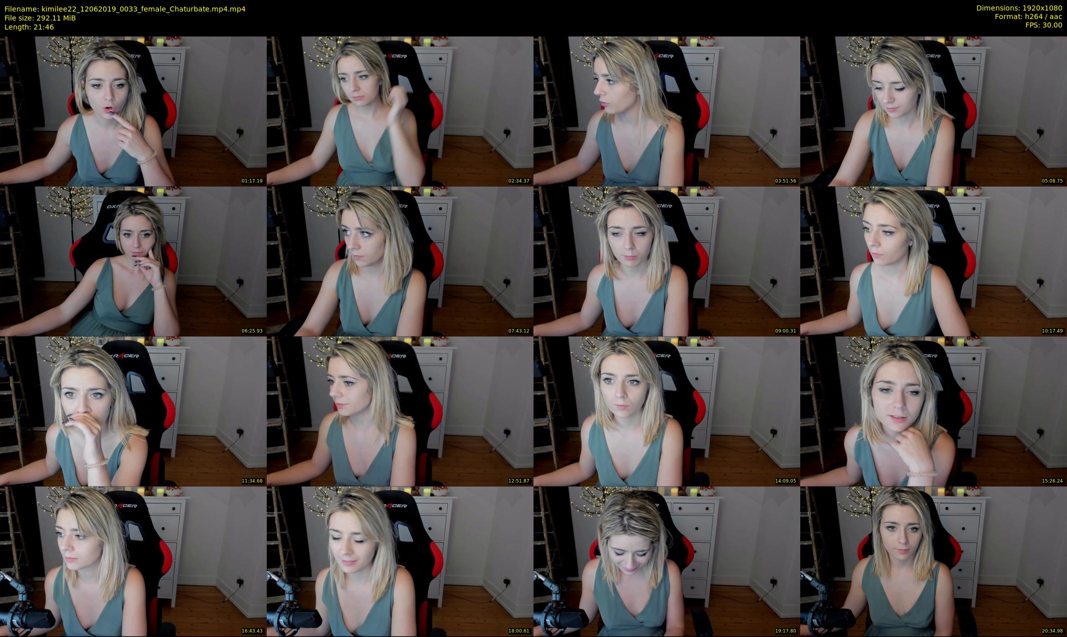 kimilee22 — 22 minute Chaturbate female cam show recording, 1080p, Jun 12, 2019