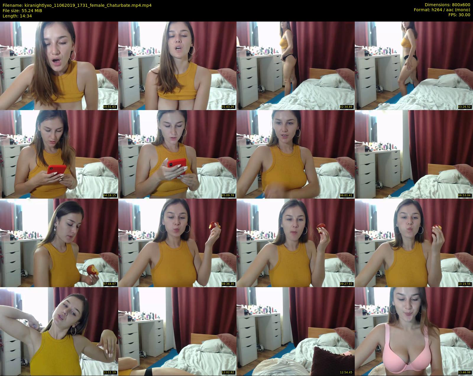 kiranightlyxo — 15 minute Chaturbate female cam show recording, 480p, Jun 11, 2019