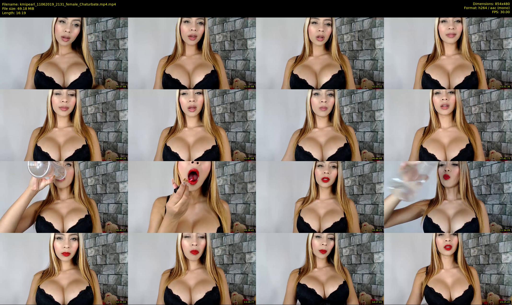 kmipearl — 17 minute Chaturbate female cam show recording, 480p, Jun 11, 2019