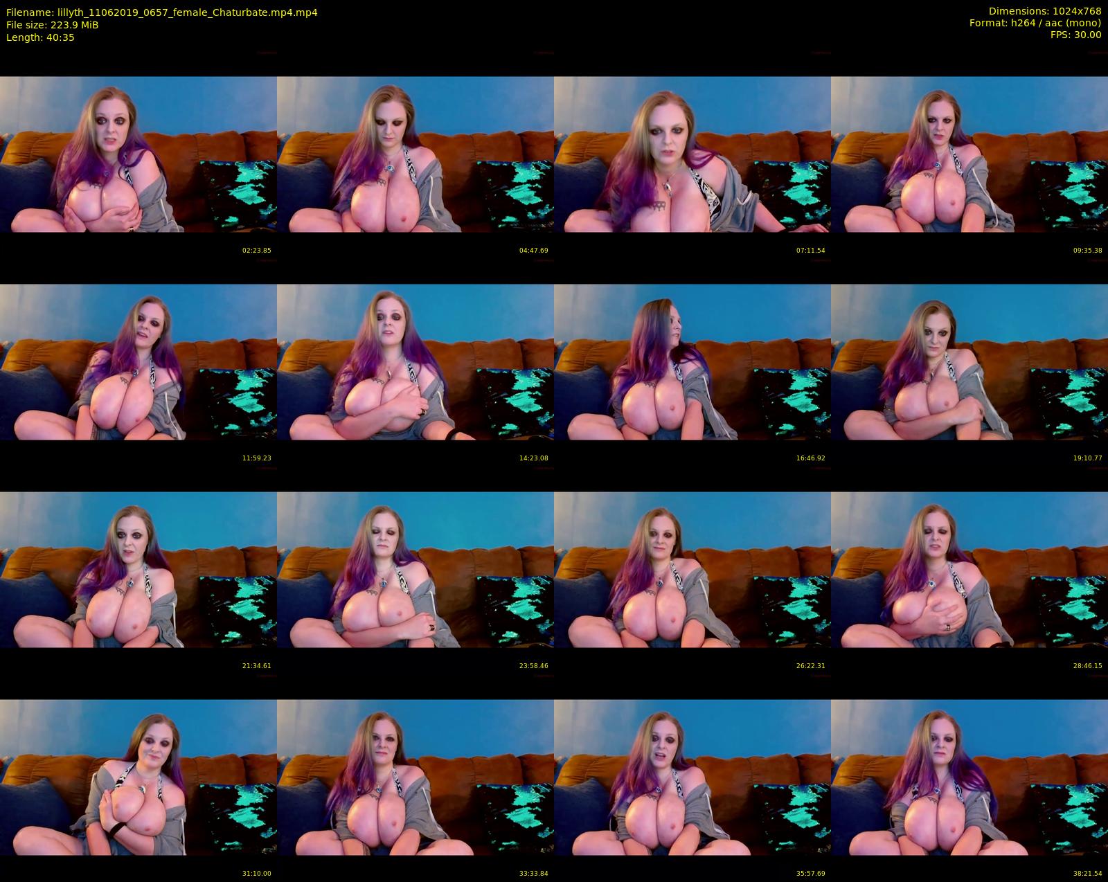 lillyth — 41 minute Chaturbate female cam show recording, 720p, Jun 11, 2019
