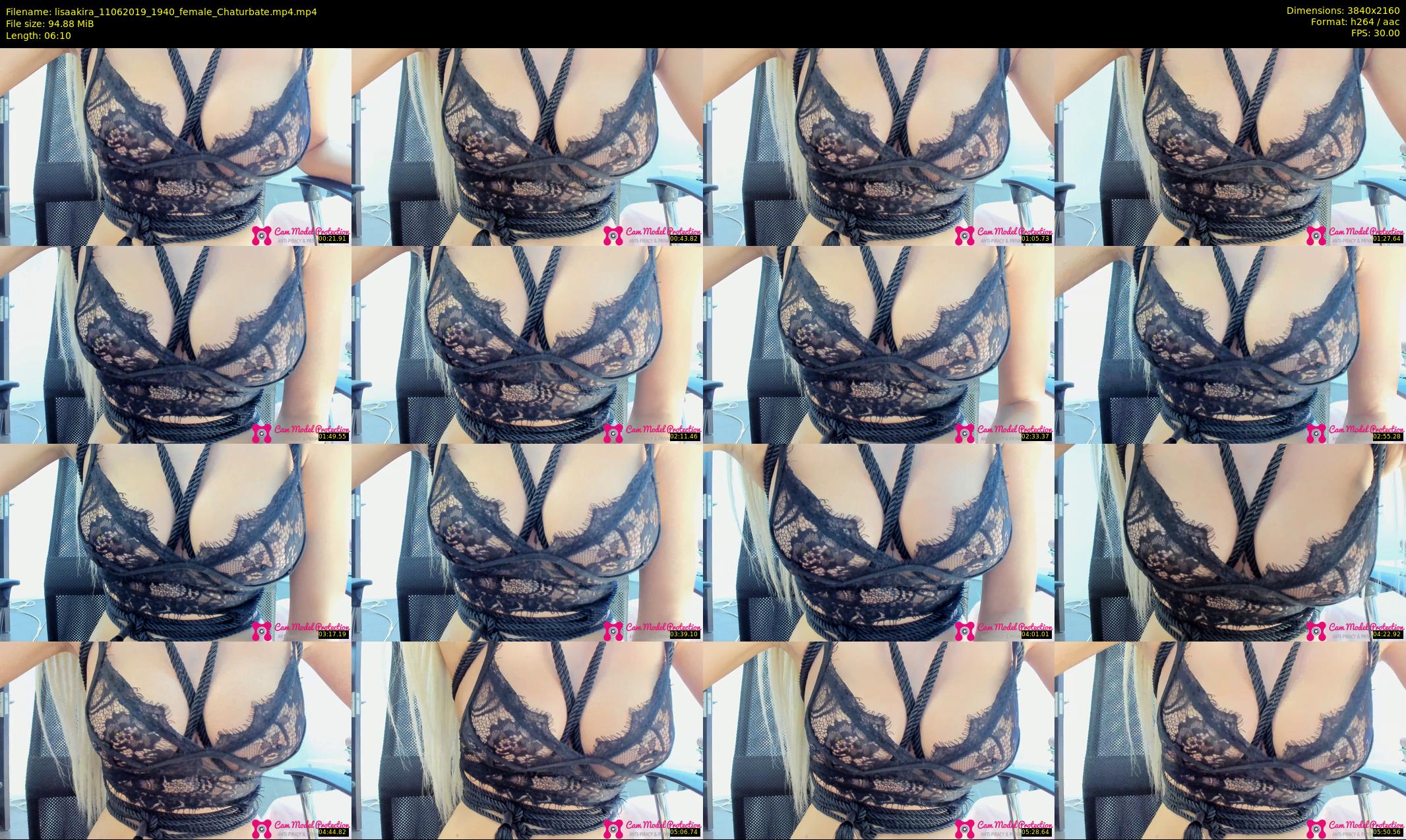 lisaakira — 7 minute Chaturbate female cam show recording, 4K, Jun 11, 2019