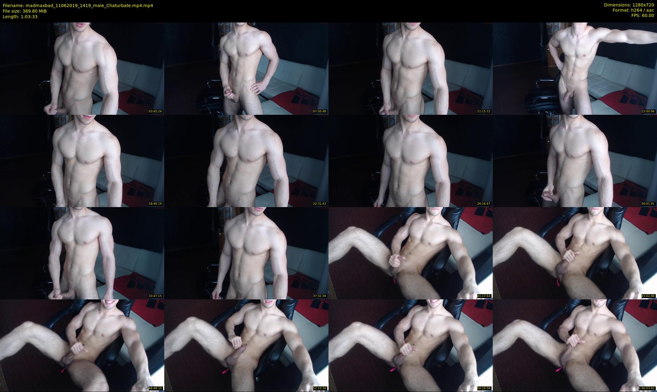 madmaxbad — 64 minute Chaturbate male cam show recording, 720p, Jun 11, 2019