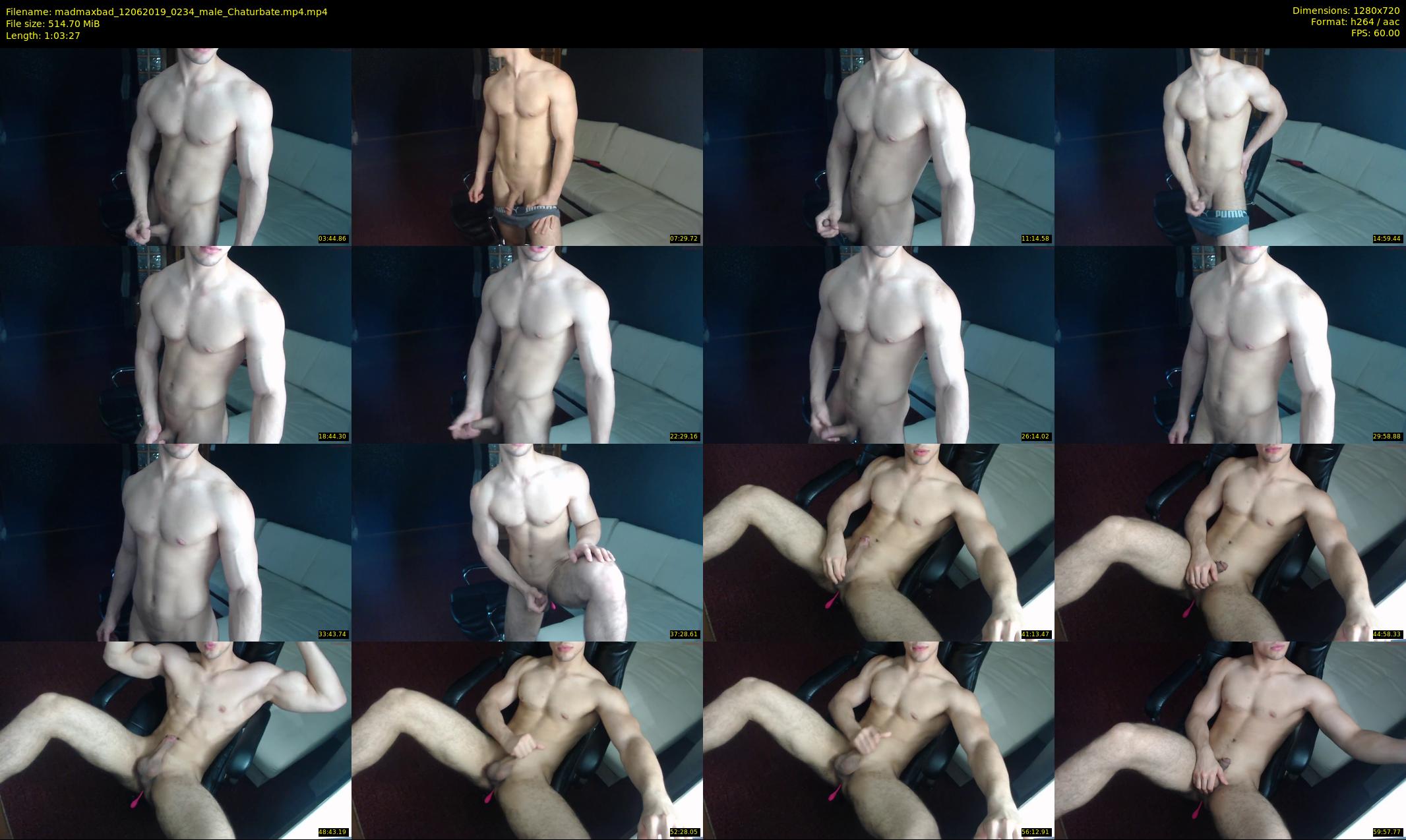 madmaxbad — 64 minute Chaturbate male cam show recording, 720p, Jun 12, 2019