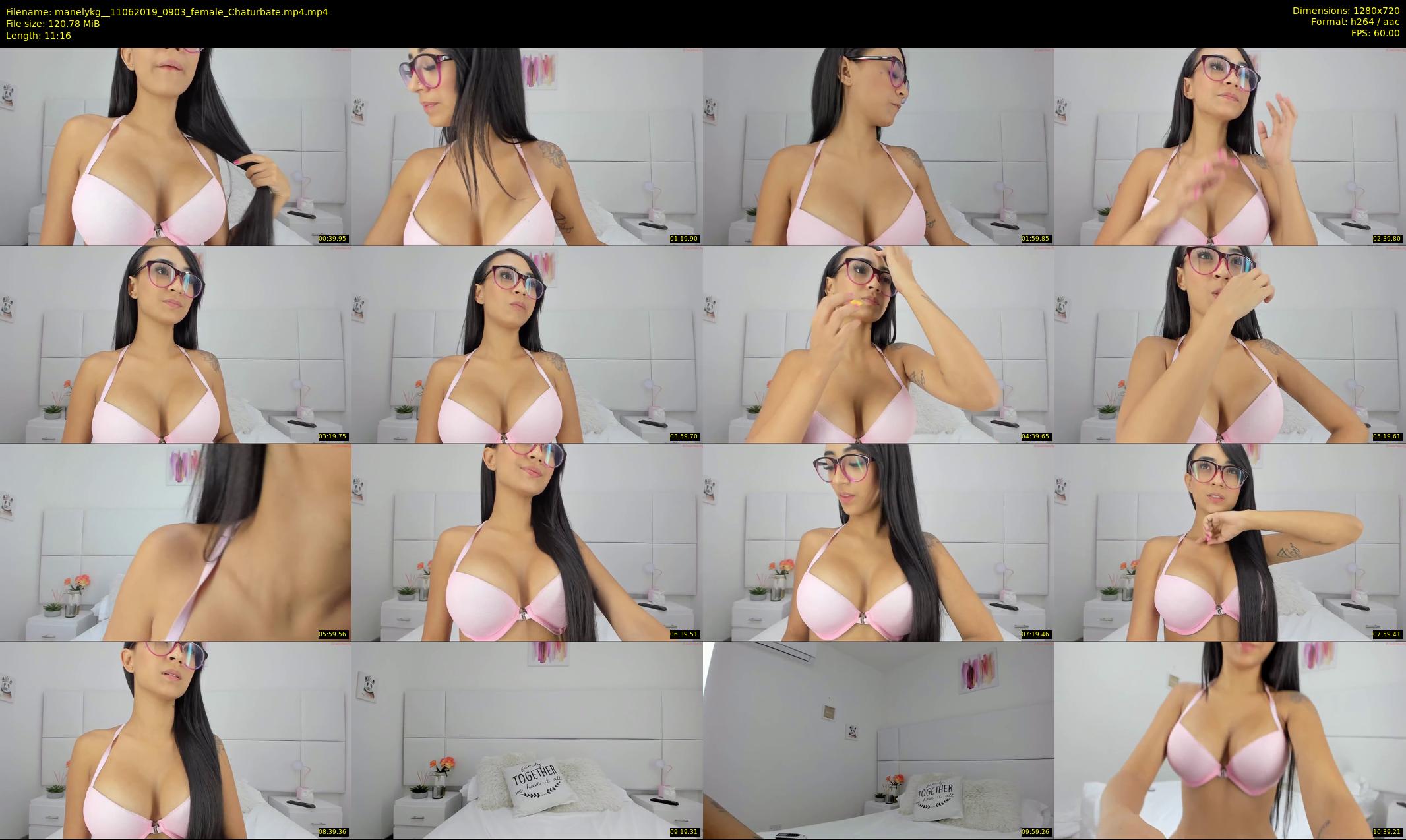manelykg_ — 12 minute Chaturbate female cam show recording, 720p, Jun 11, 2019