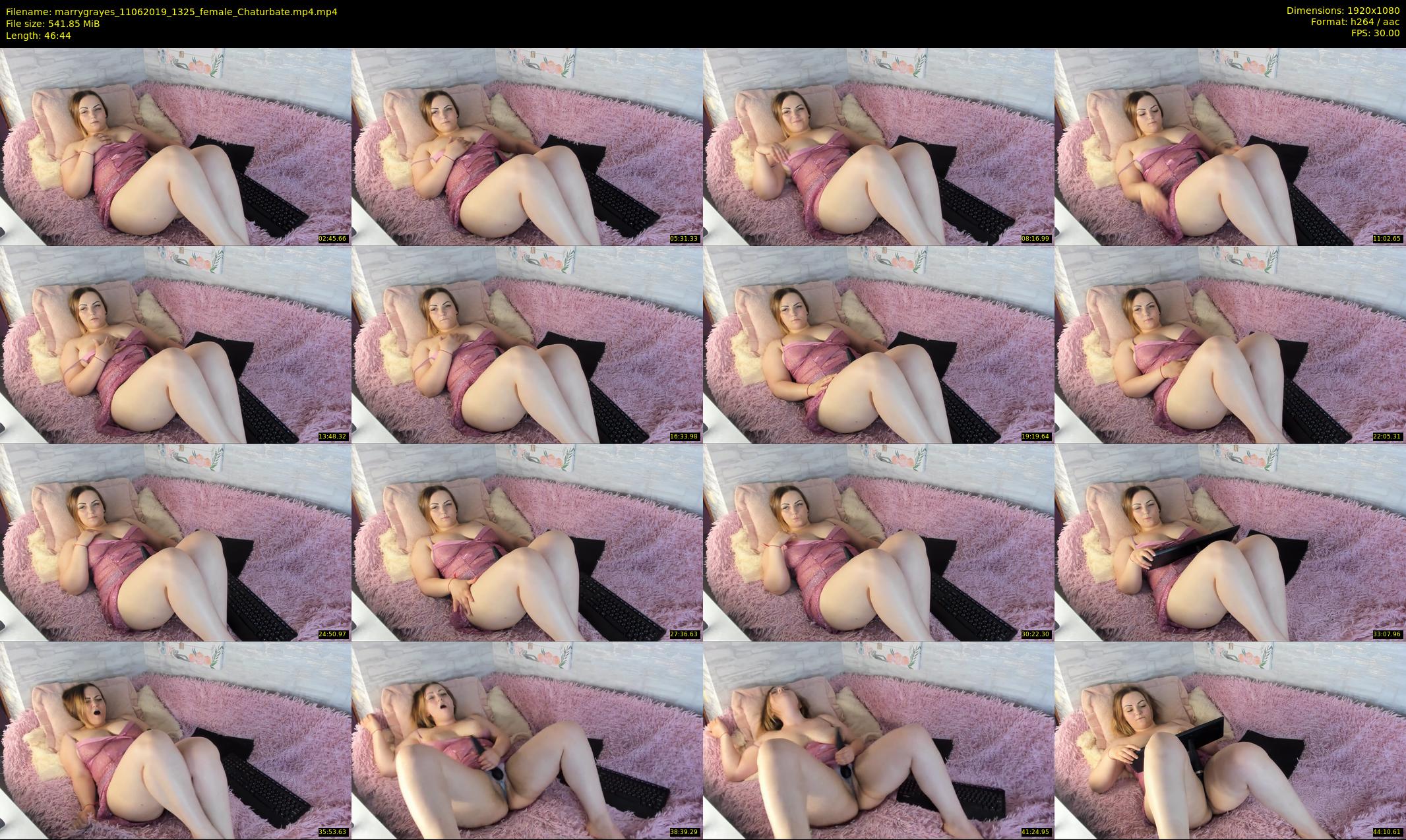 marrygrayes — 47 minute Chaturbate female cam show recording, 1080p, Jun 11, 2019