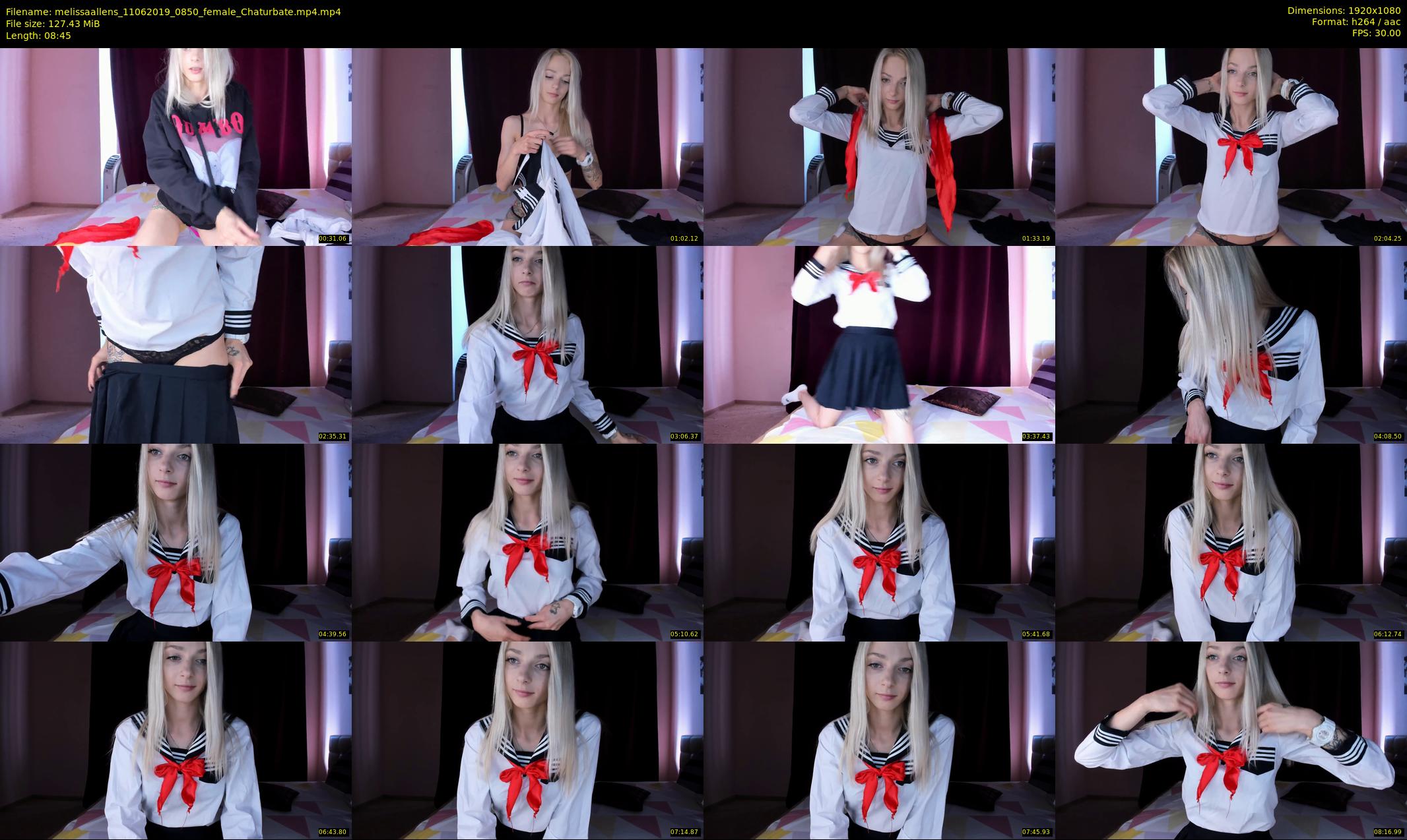 melissaallens — 9 minute Chaturbate female cam show recording, 1080p, Jun 11, 2019