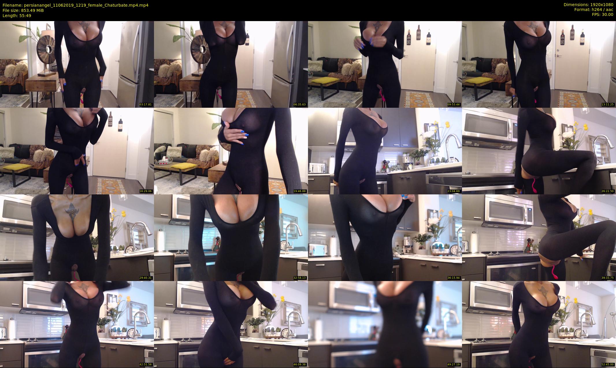persianangel — 56 minute Chaturbate female cam show recording, 1080p, Jun 11, 2019