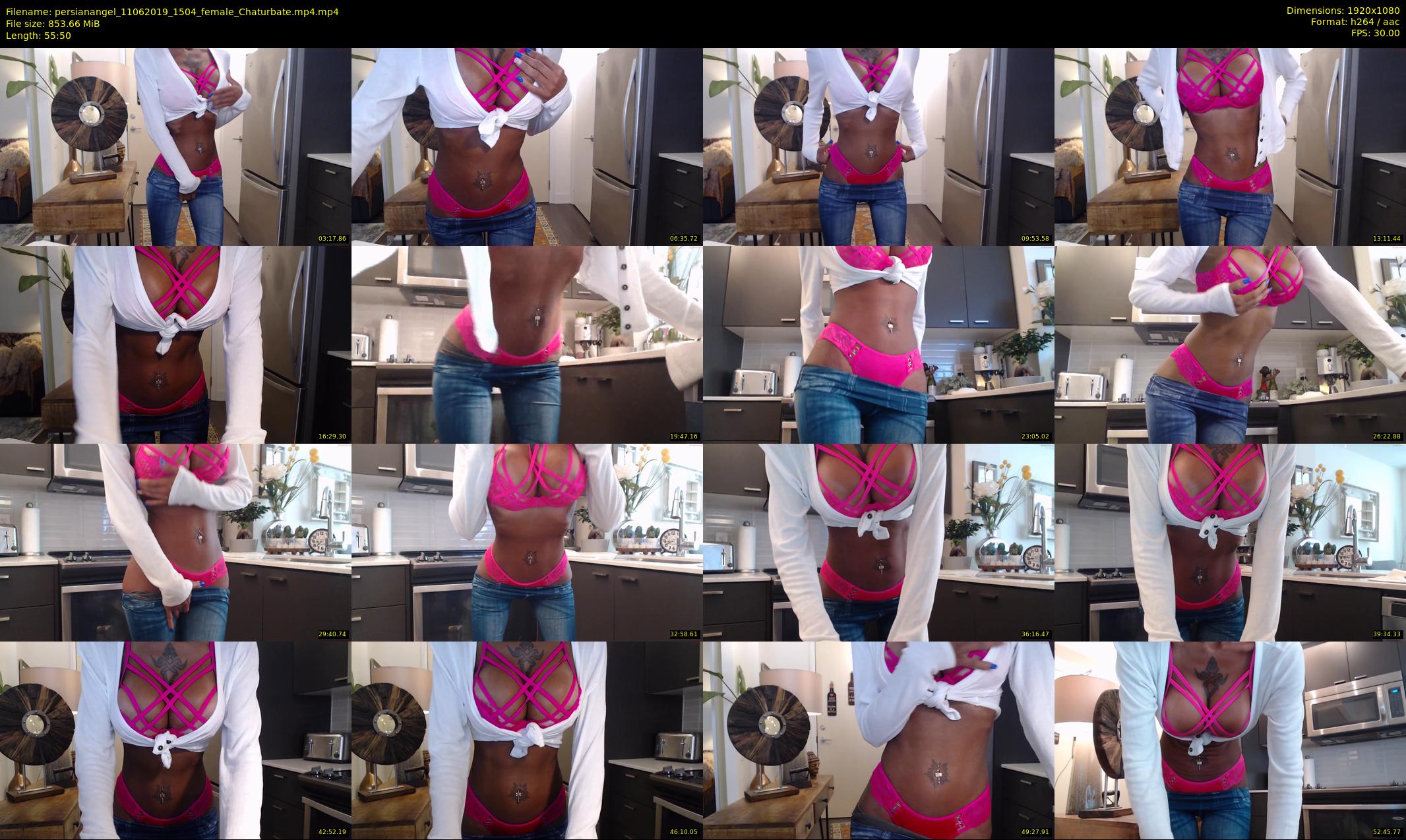 persianangel — 56 minute Chaturbate female cam show recording, 1080p, Jun 11, 2019