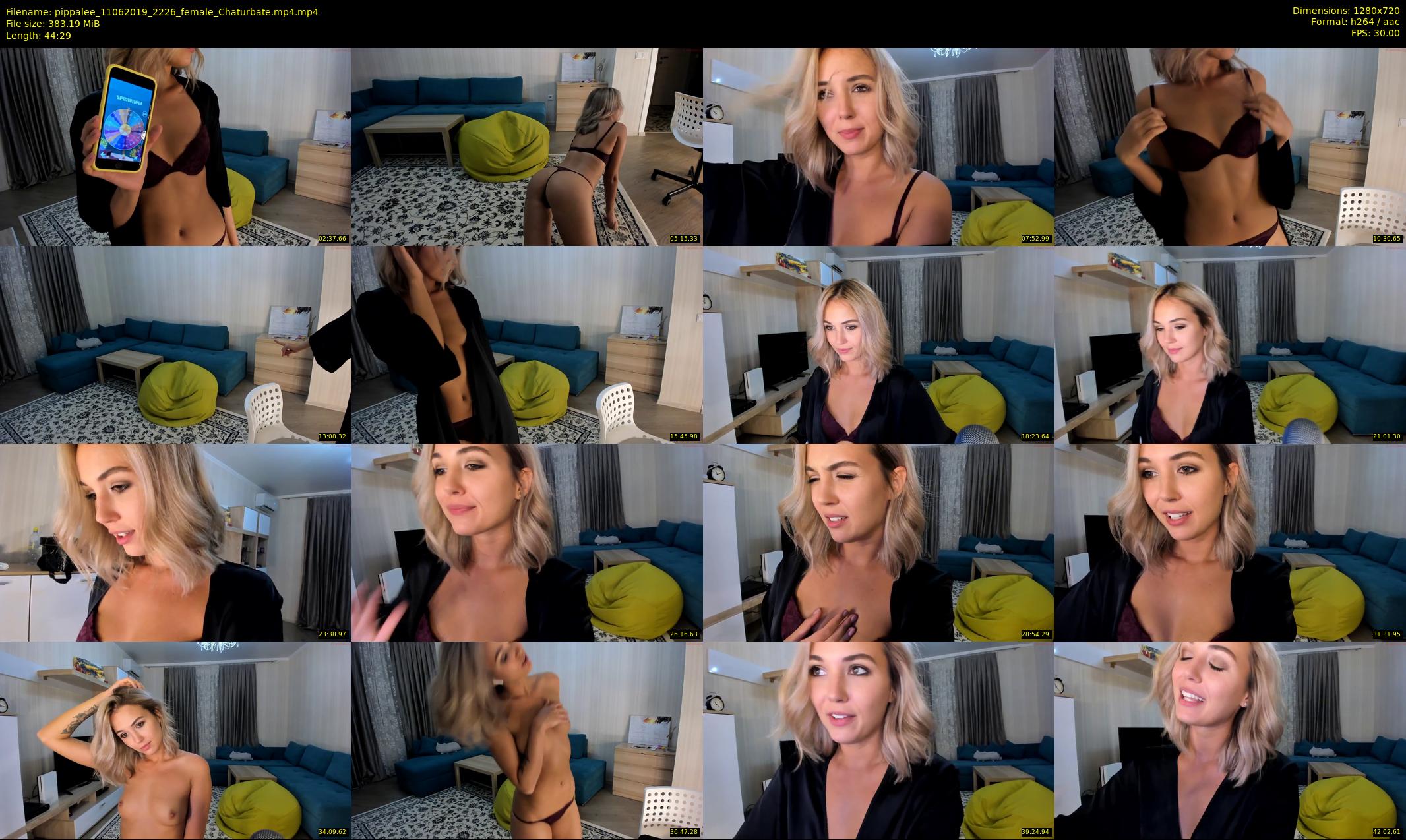 pippalee — 45 minute Chaturbate female cam show recording, 720p, Jun 11, 2019