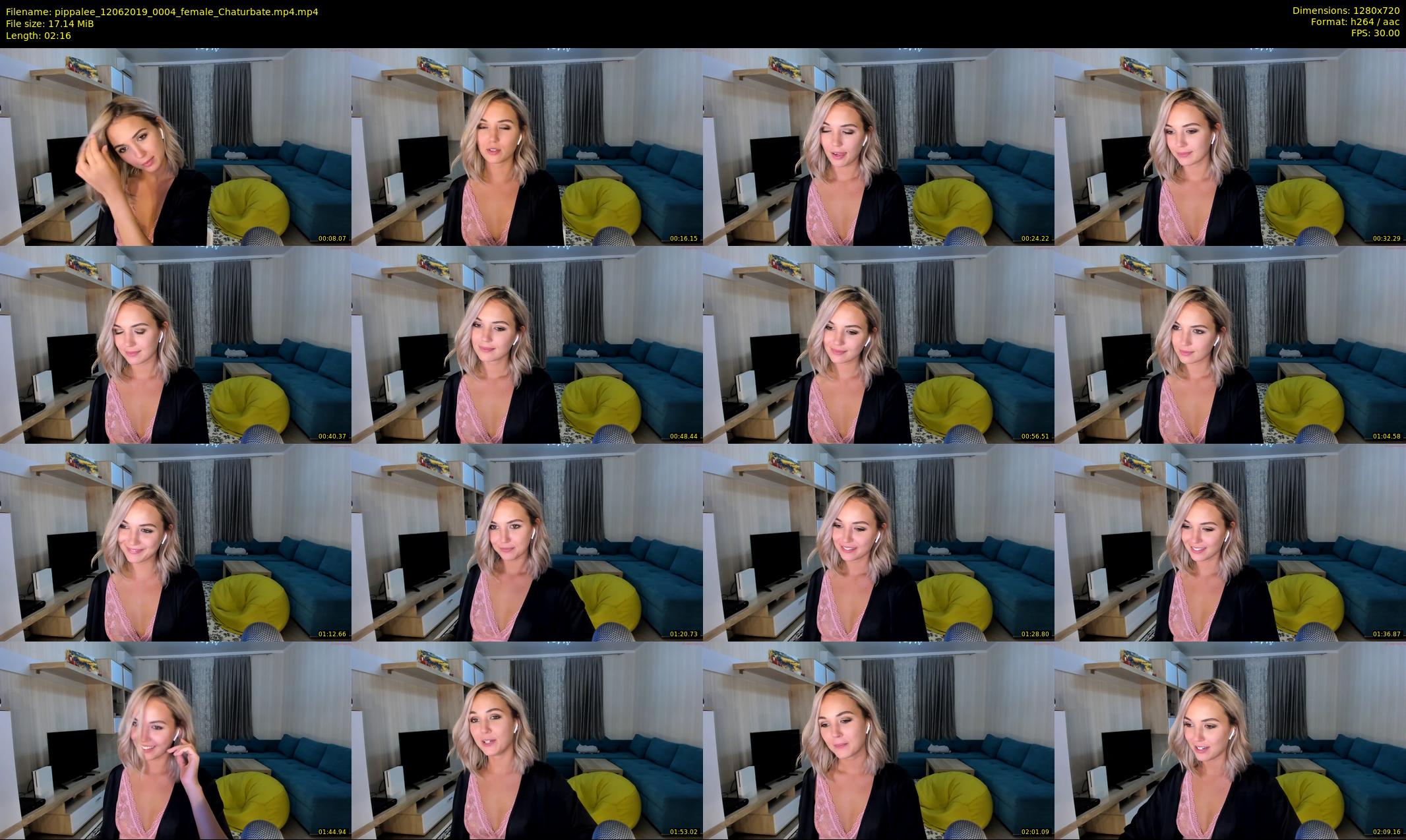 pippalee — 3 minute Chaturbate female cam show recording, 720p, Jun 12, 2019