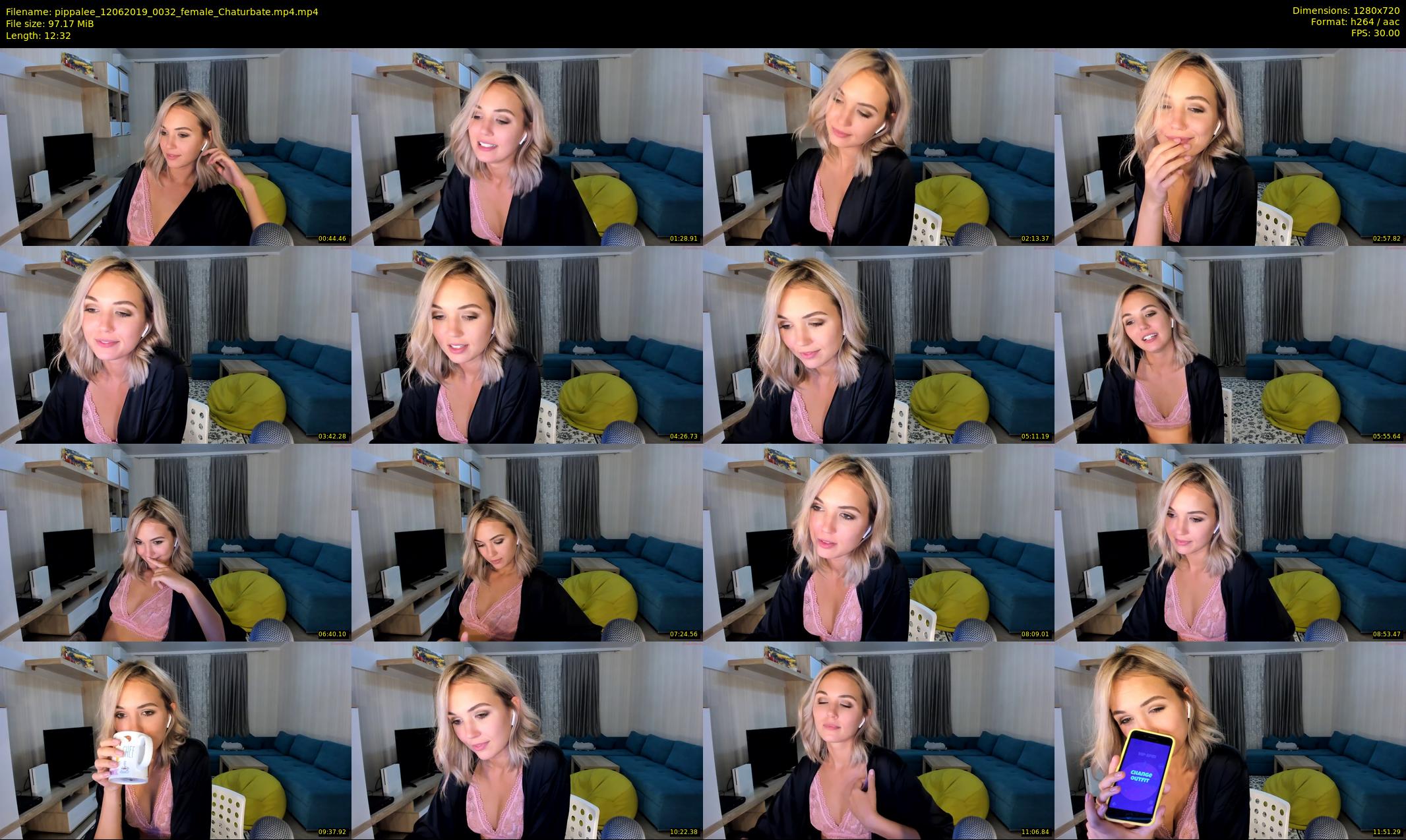 pippalee — 13 minute Chaturbate female cam show recording, 720p, Jun 12, 2019