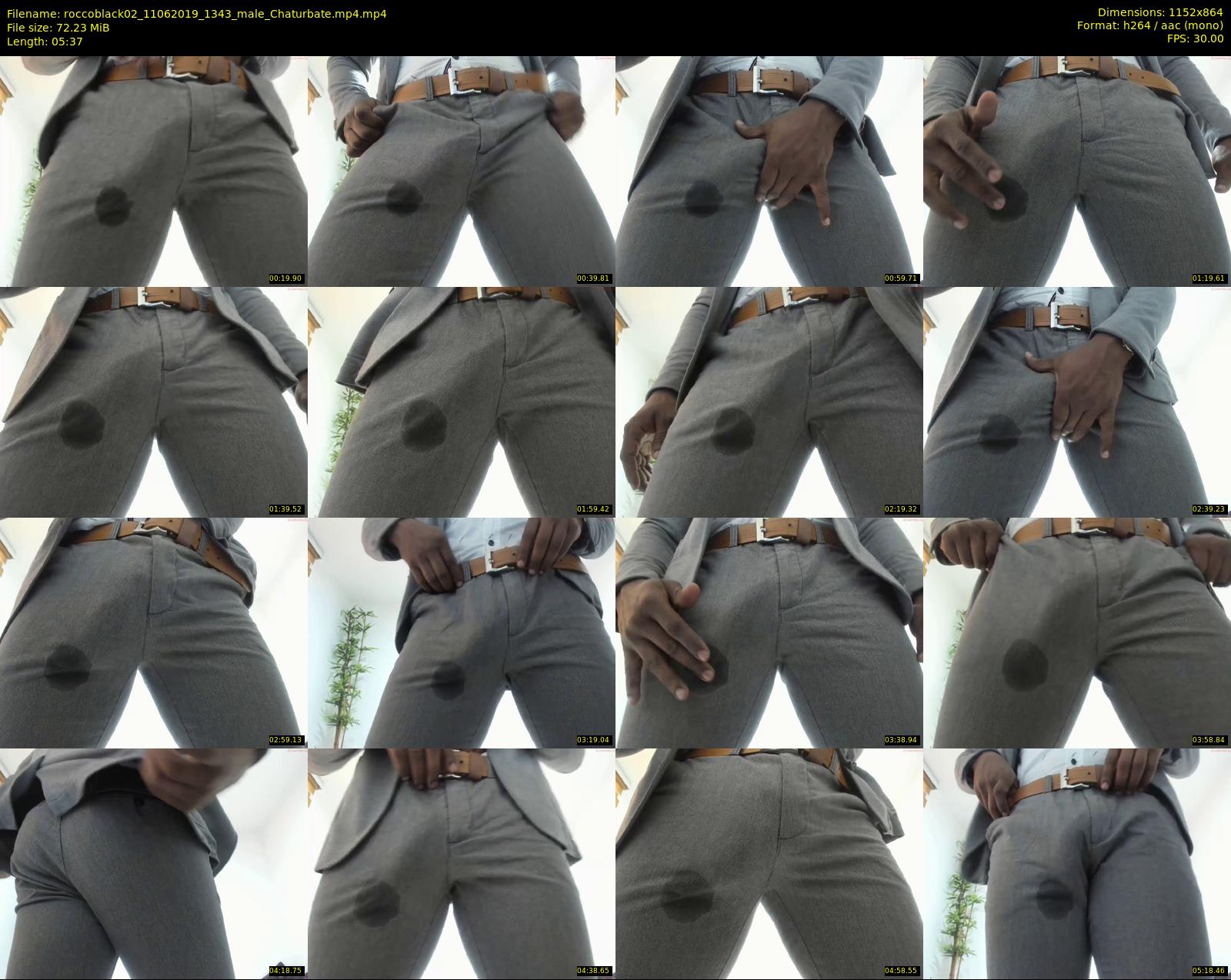 roccoblack02 — 6 minute Chaturbate male cam show recording, 720p, Jun 11, 2019