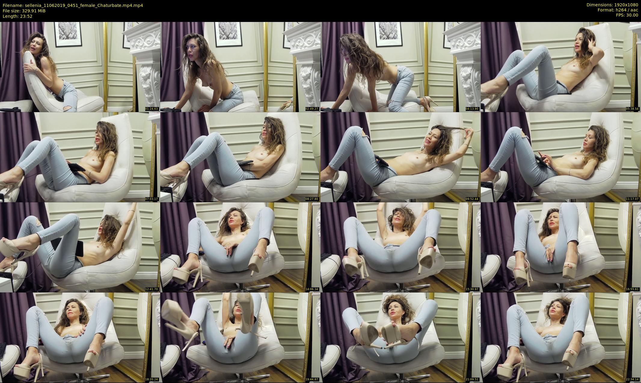 sellenia — 24 minute Chaturbate female cam show recording, 1080p, Jun 11, 2019