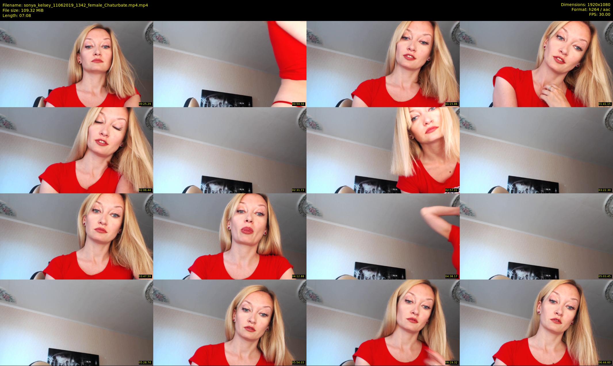 sonya_kelsey — 8 minute Chaturbate female cam show recording, 1080p, Jun 11, 2019
