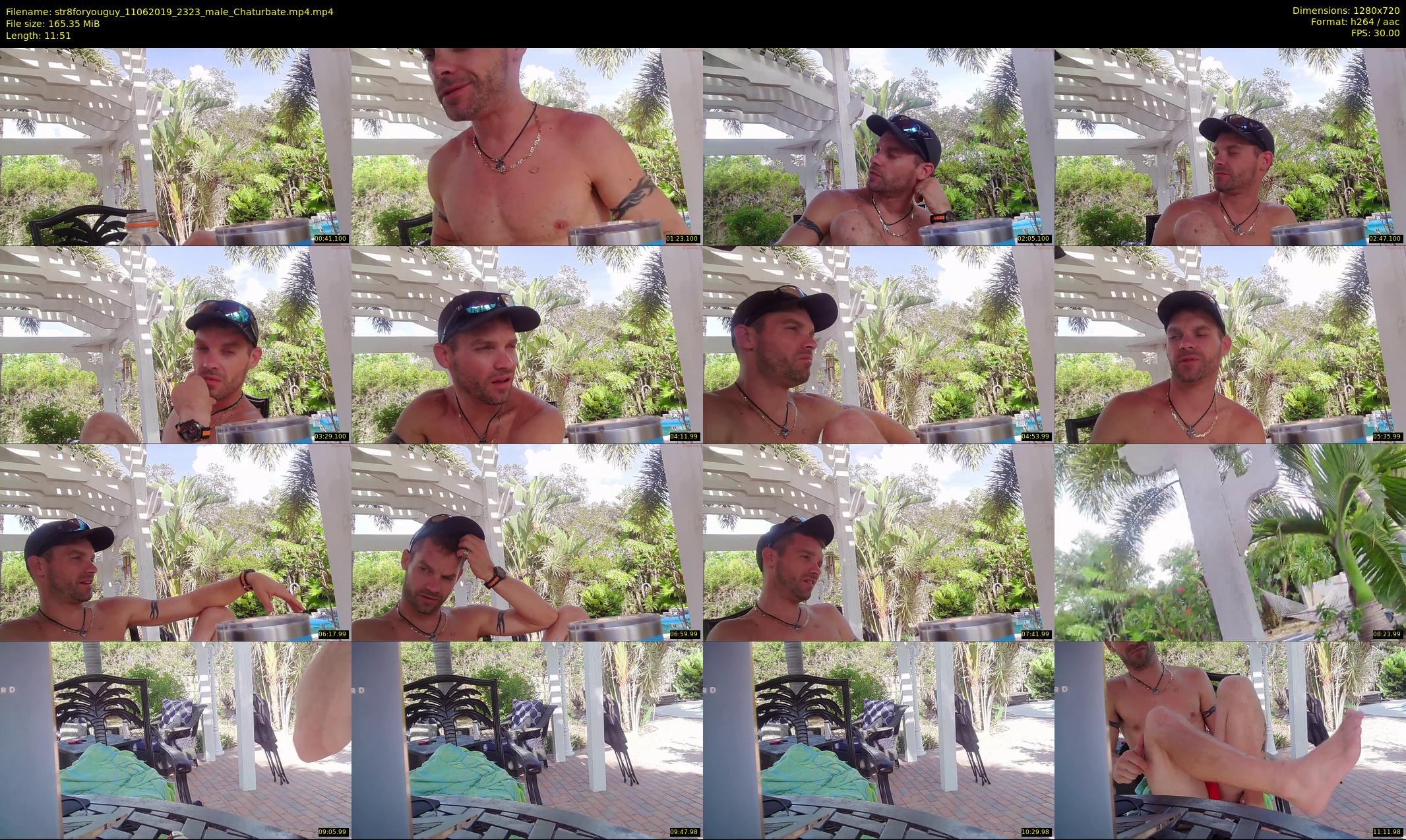 str8foryouguy — 12 minute Chaturbate male cam show recording, 720p, Jun 11, 2019