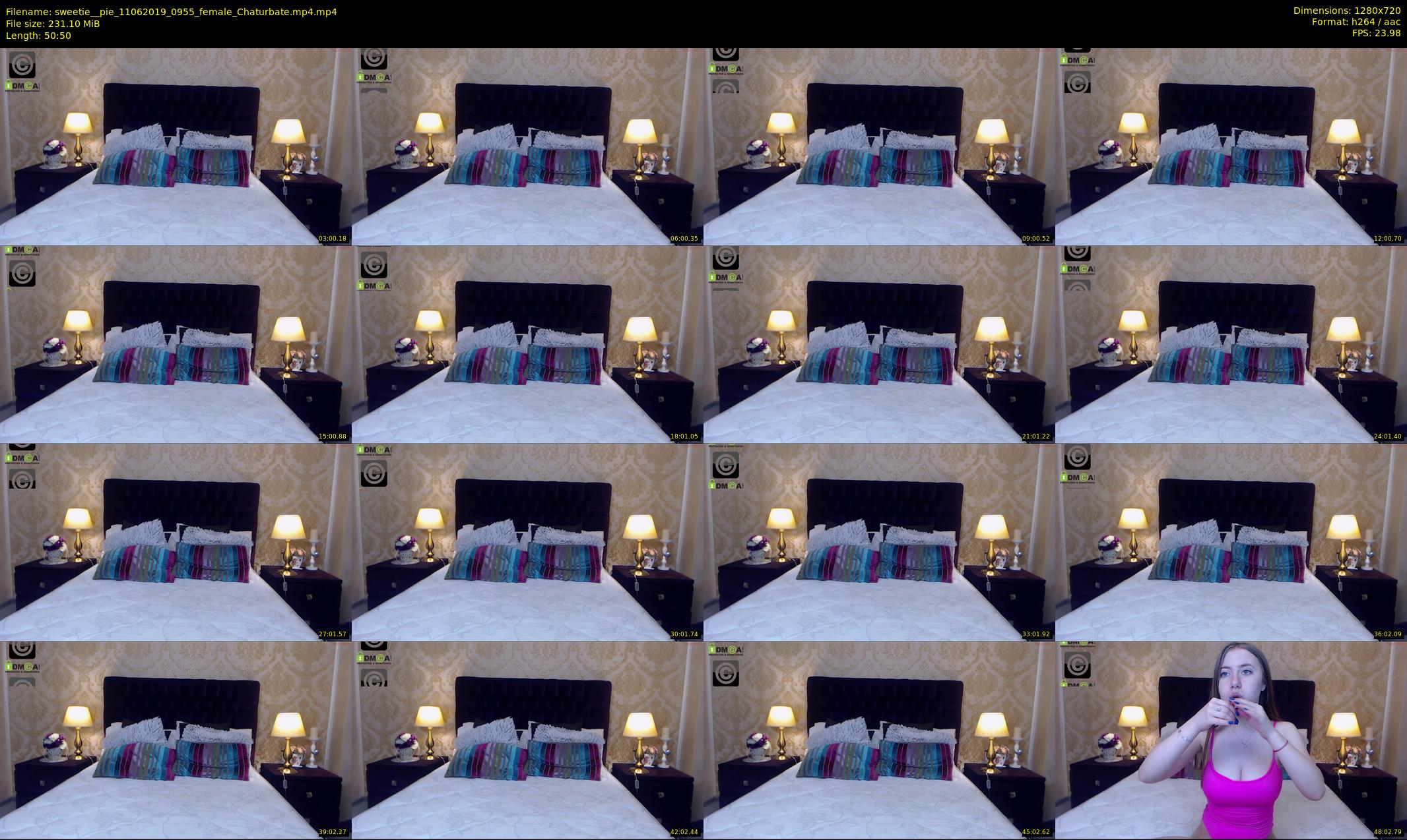 sweetie__pie — 51 minute Chaturbate female cam show recording, 720p, Jun 11, 2019