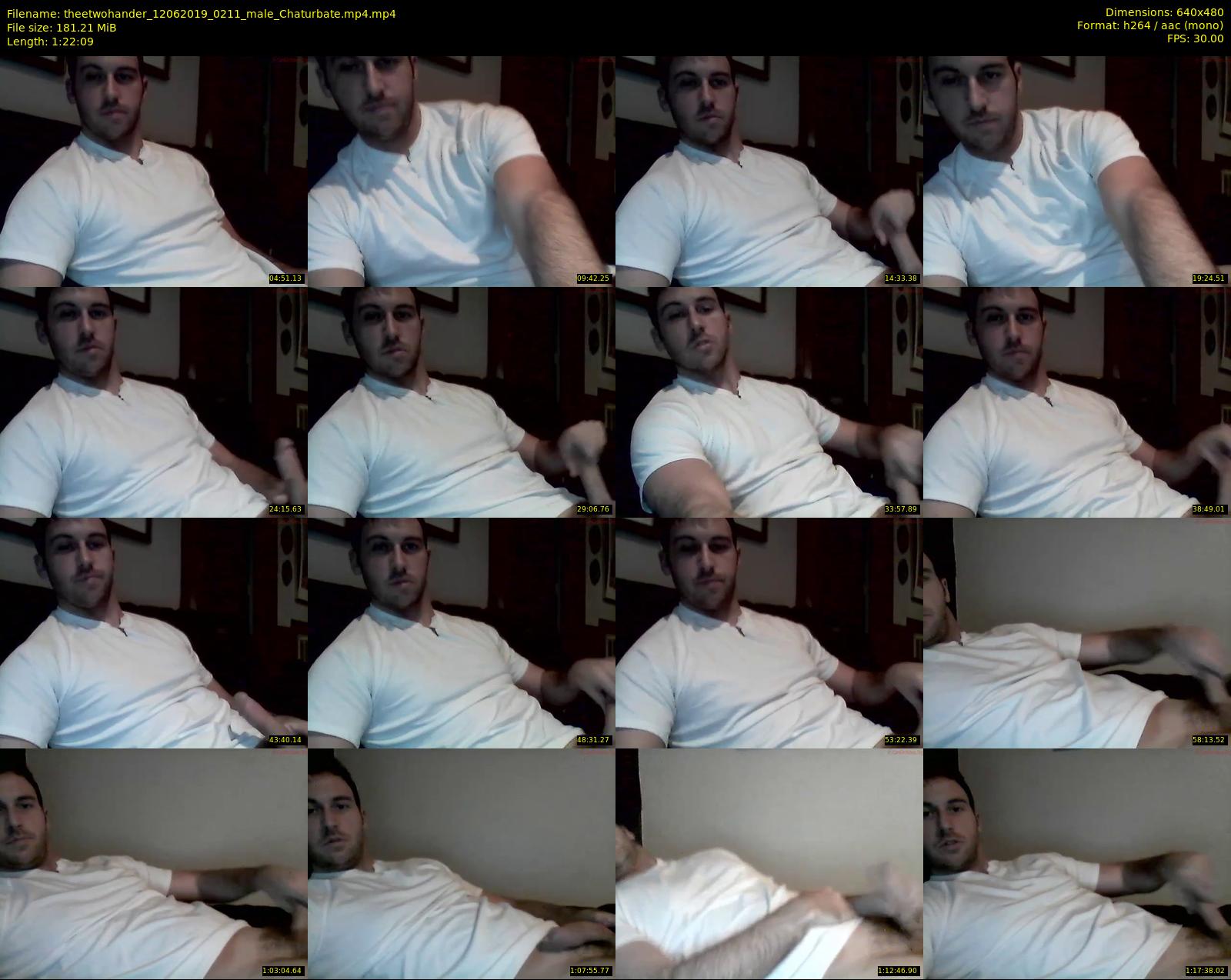 theetwohander — 83 minute Chaturbate male cam show recording, 480p, Jun 12, 2019