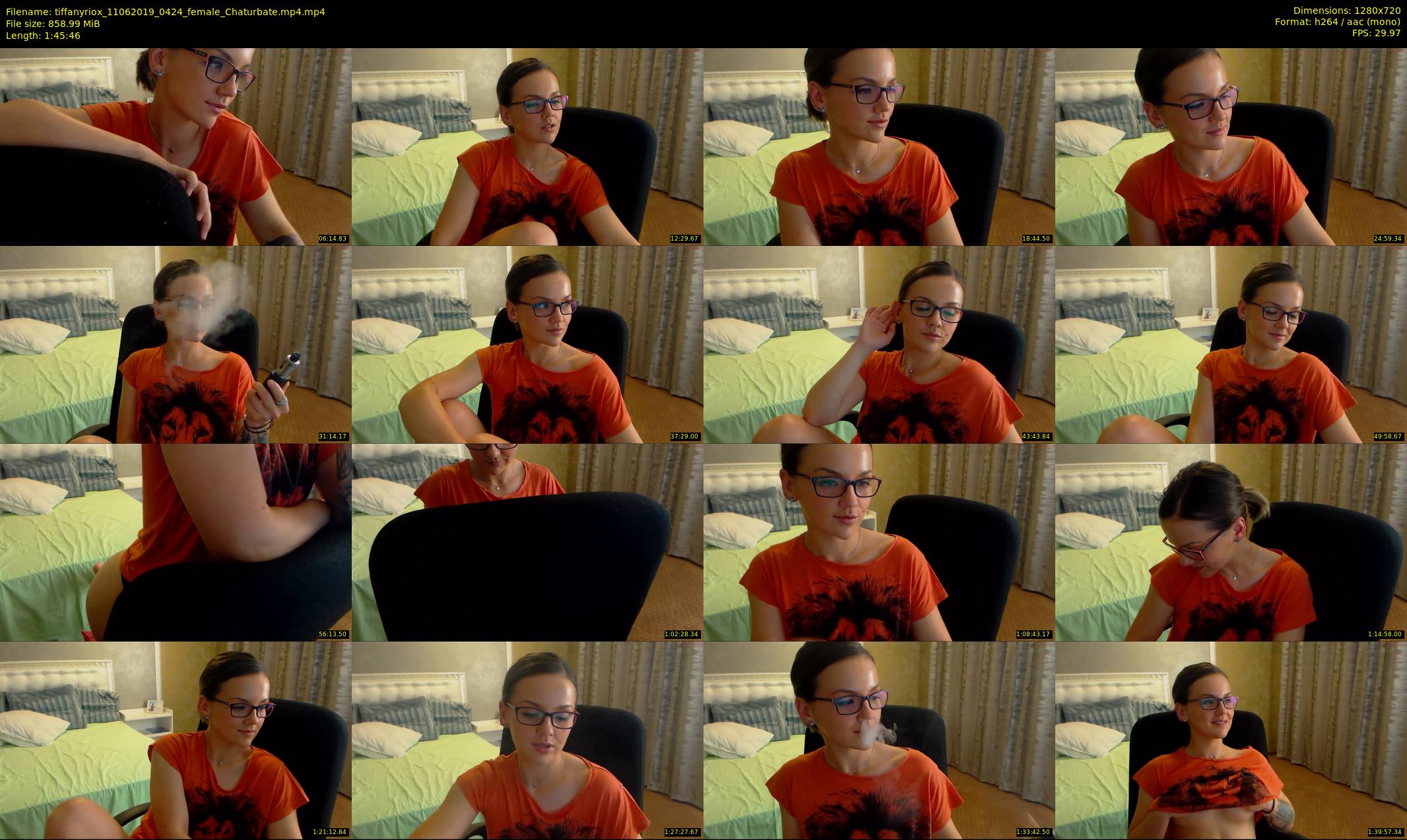 tiffanyriox — 106 minute Chaturbate female cam show recording, 720p, Jun 11, 2019