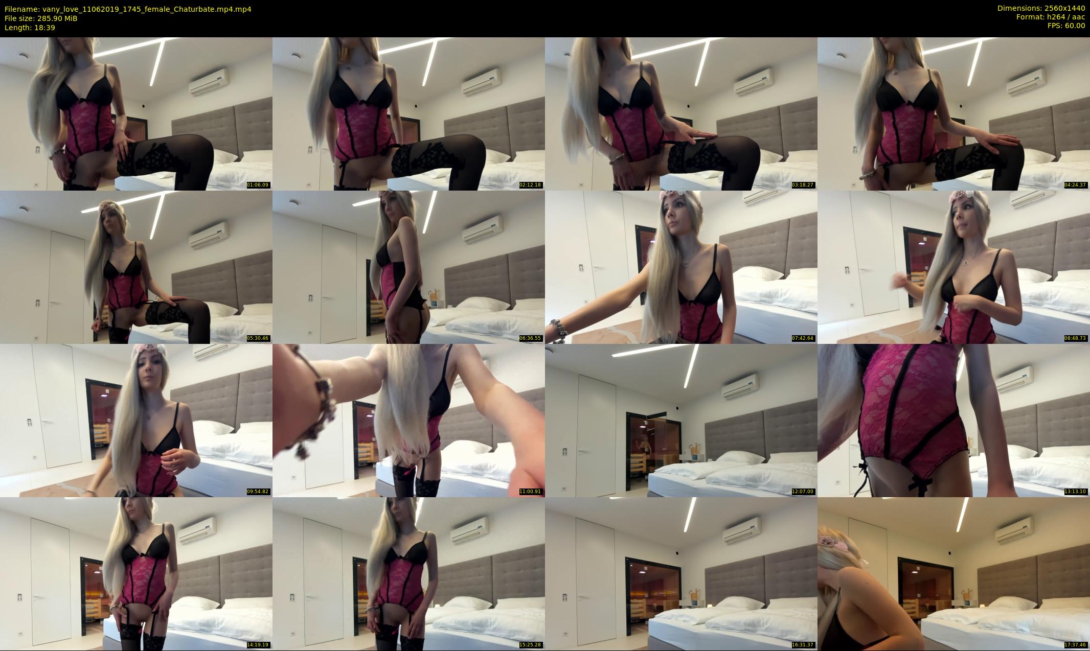 vany_love — 19 minute Chaturbate female cam show recording, 1080p, Jun 11, 2019