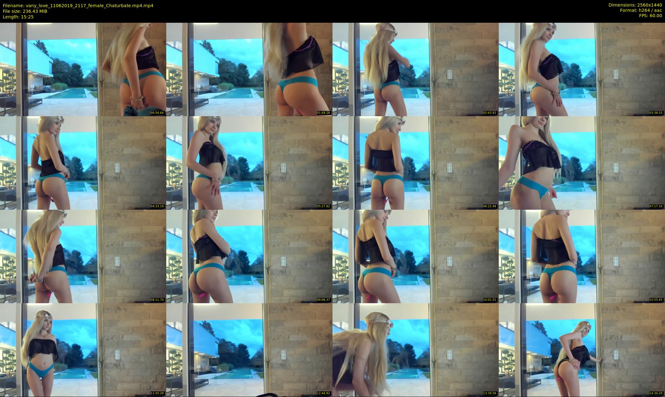 vany_love — 16 minute Chaturbate female cam show recording, 1080p, Jun 11, 2019