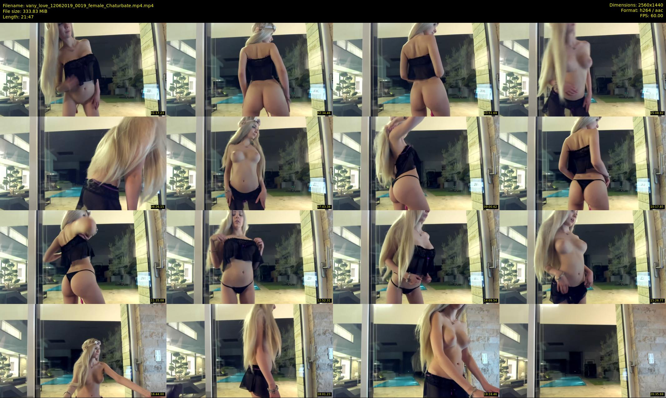 vany_love — 22 minute Chaturbate female cam show recording, 1080p, Jun 12, 2019