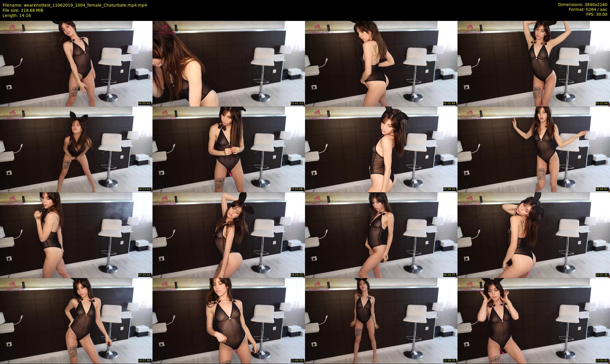 wearehottest — 15 minute Chaturbate couple cam show recording, 4K, Jun 11, 2019