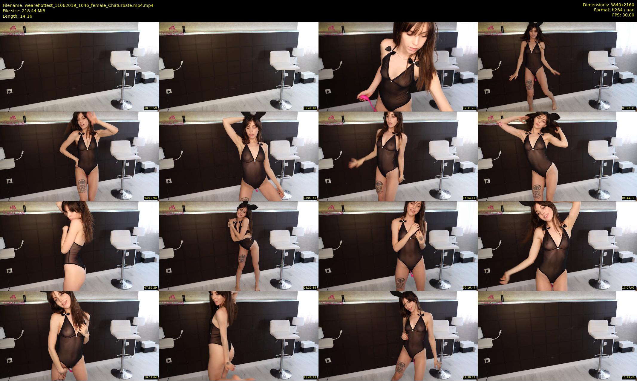 wearehottest — 15 minute Chaturbate couple cam show recording, 4K, Jun 11, 2019