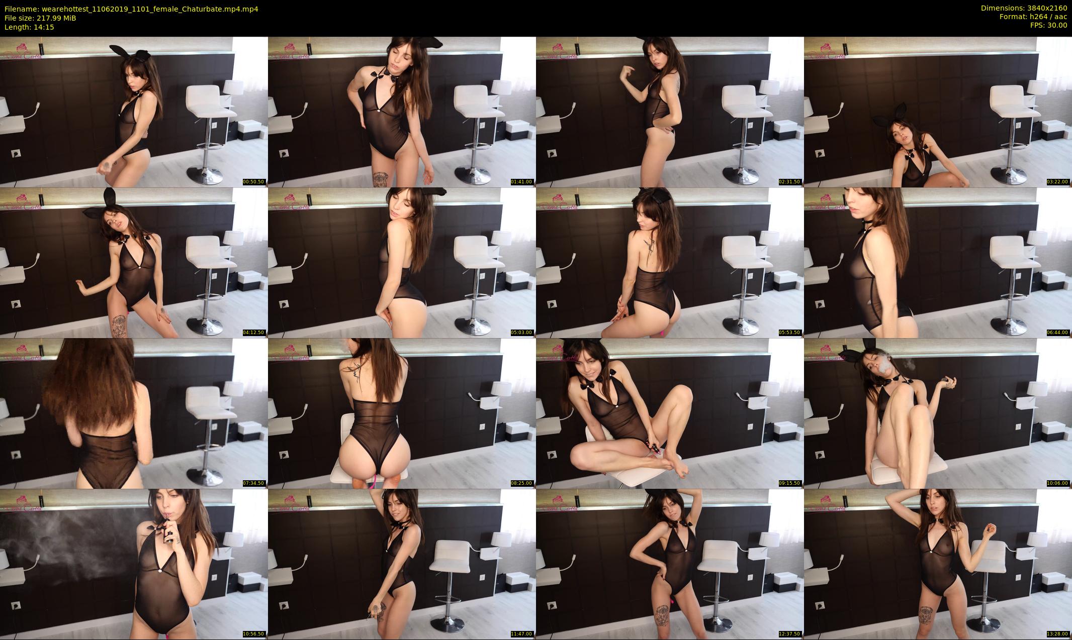 wearehottest — 15 minute Chaturbate couple cam show recording, 4K, Jun 11, 2019