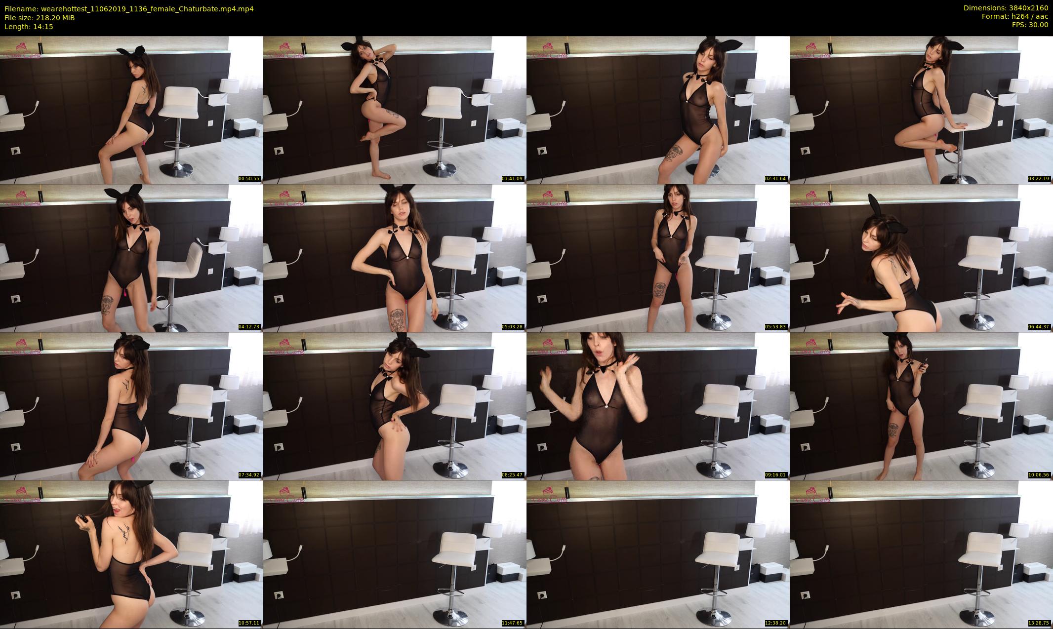 wearehottest — 15 minute Chaturbate couple cam show recording, 4K, Jun 11, 2019