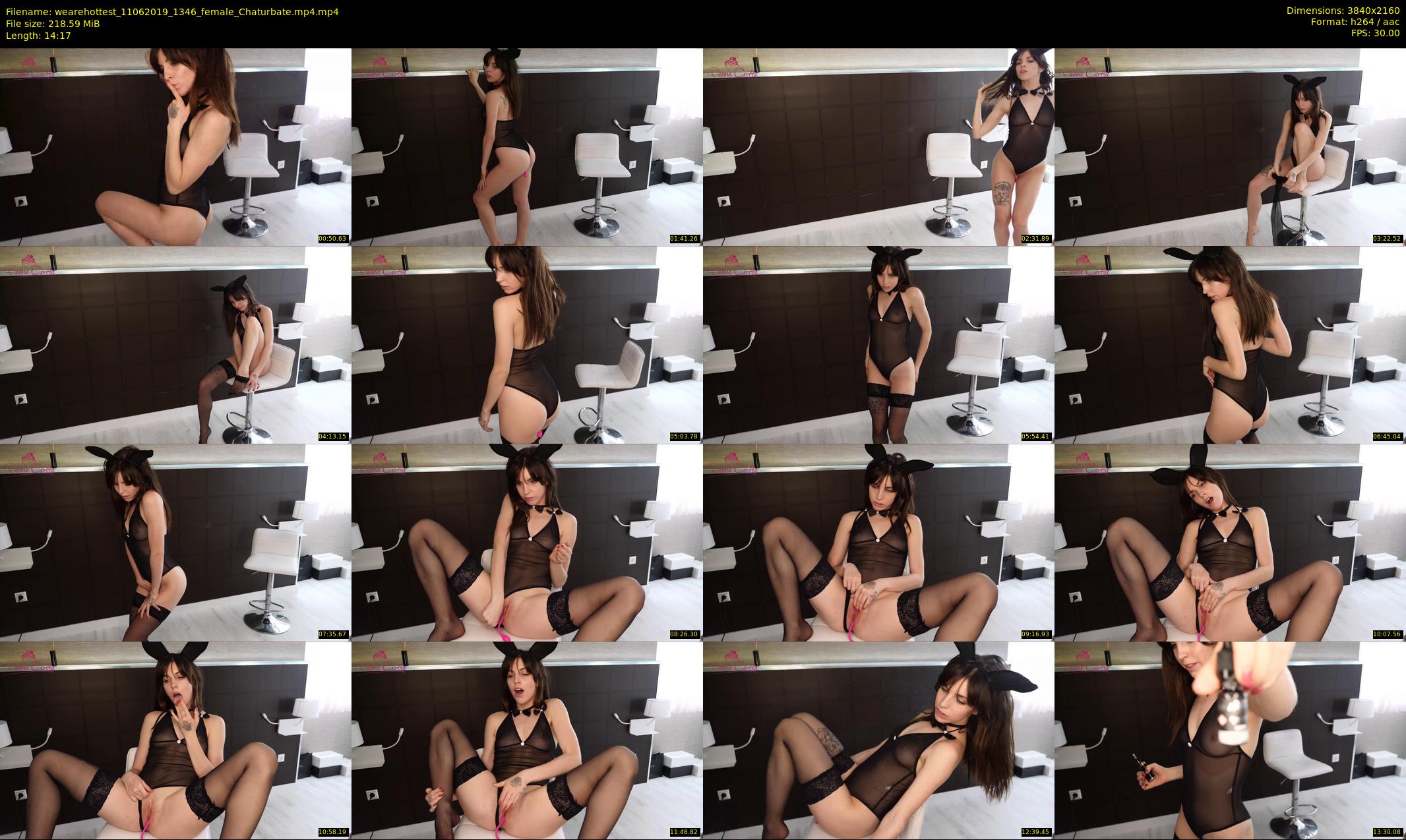 wearehottest — 15 minute Chaturbate couple cam show recording, 4K, Jun 11, 2019