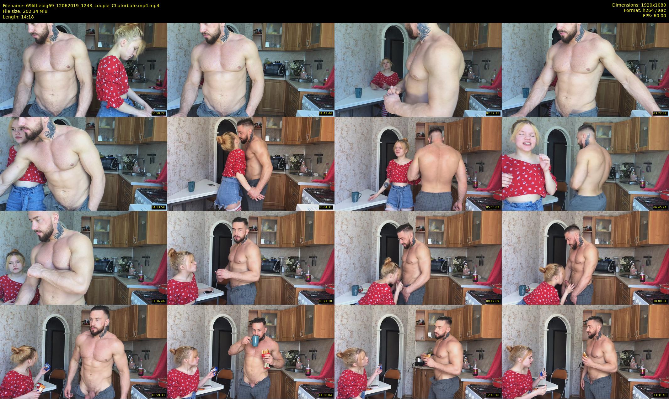 69littlebig69 — 15 minute Chaturbate couple cam show recording, 1080p, Jun 12, 2019