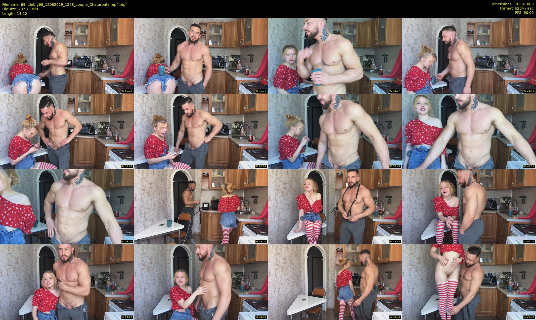 69littlebig69 — 15 minute Chaturbate couple cam show recording, 1080p, Jun 12, 2019