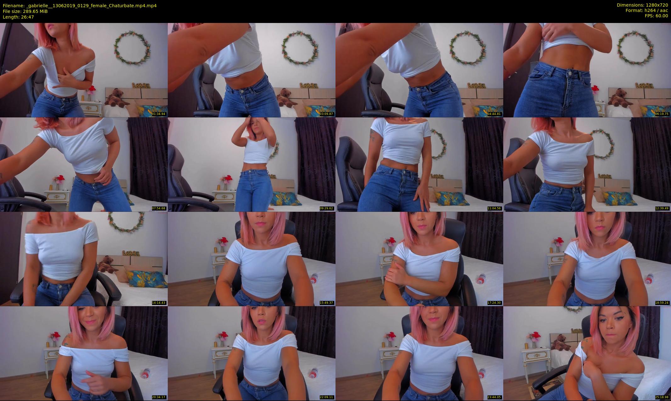 _gabrielle_ — 27 minute Chaturbate female cam show recording, 720p, Jun 13, 2019