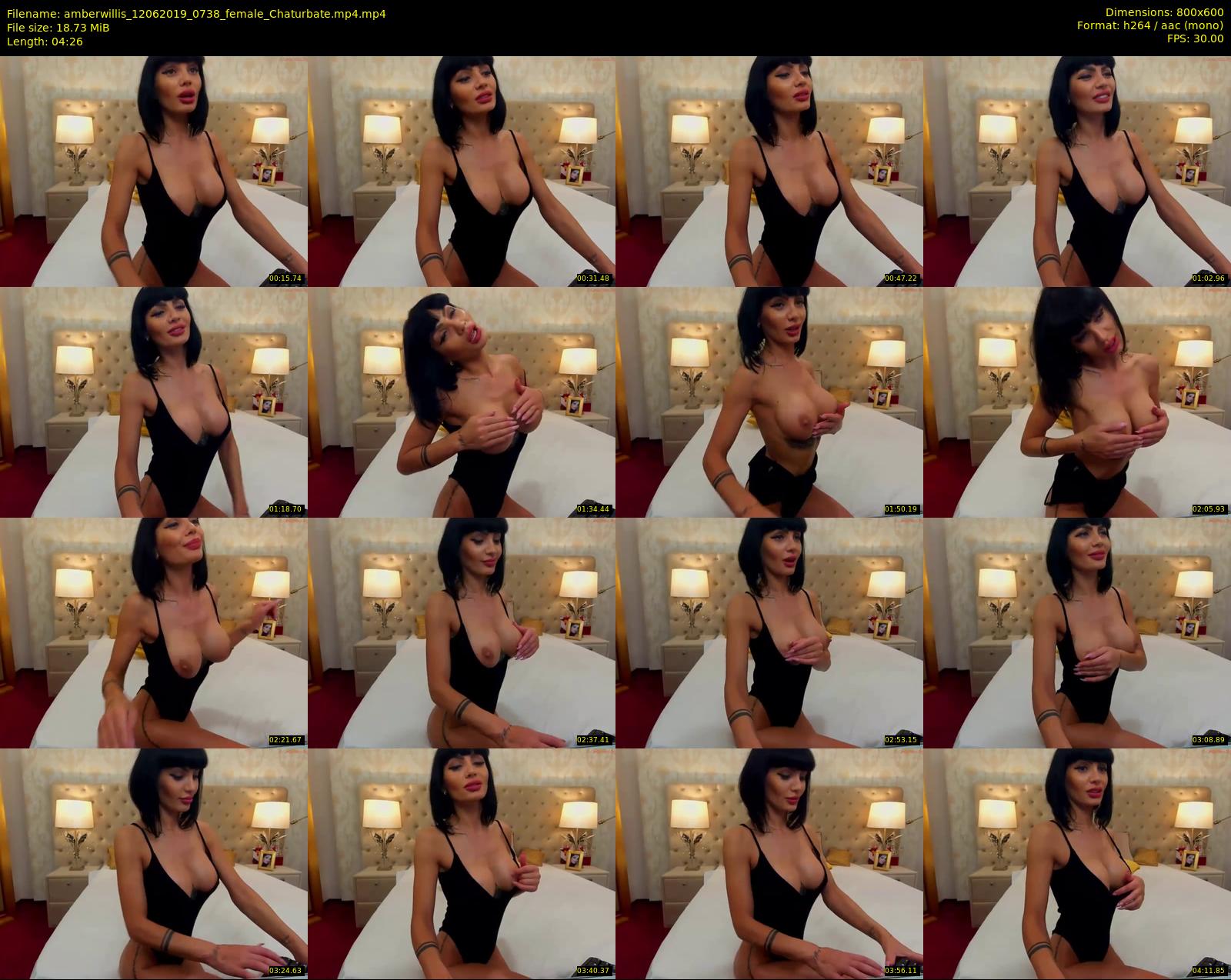 amberwillis — 5 minute Chaturbate female cam show recording, 480p, Jun 12, 2019