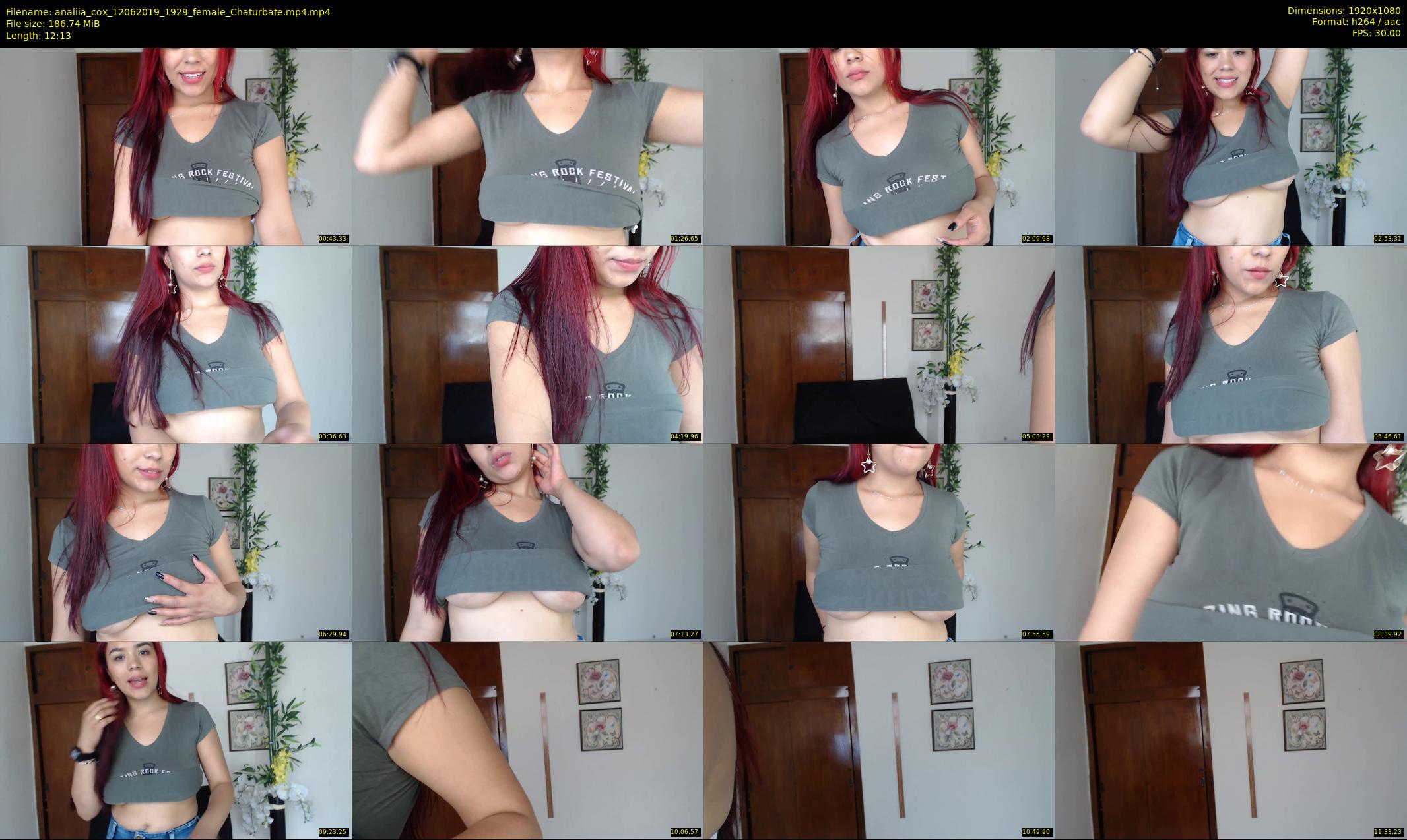 analiia_cox — 13 minute Chaturbate female cam show recording, 1080p, Jun 12, 2019