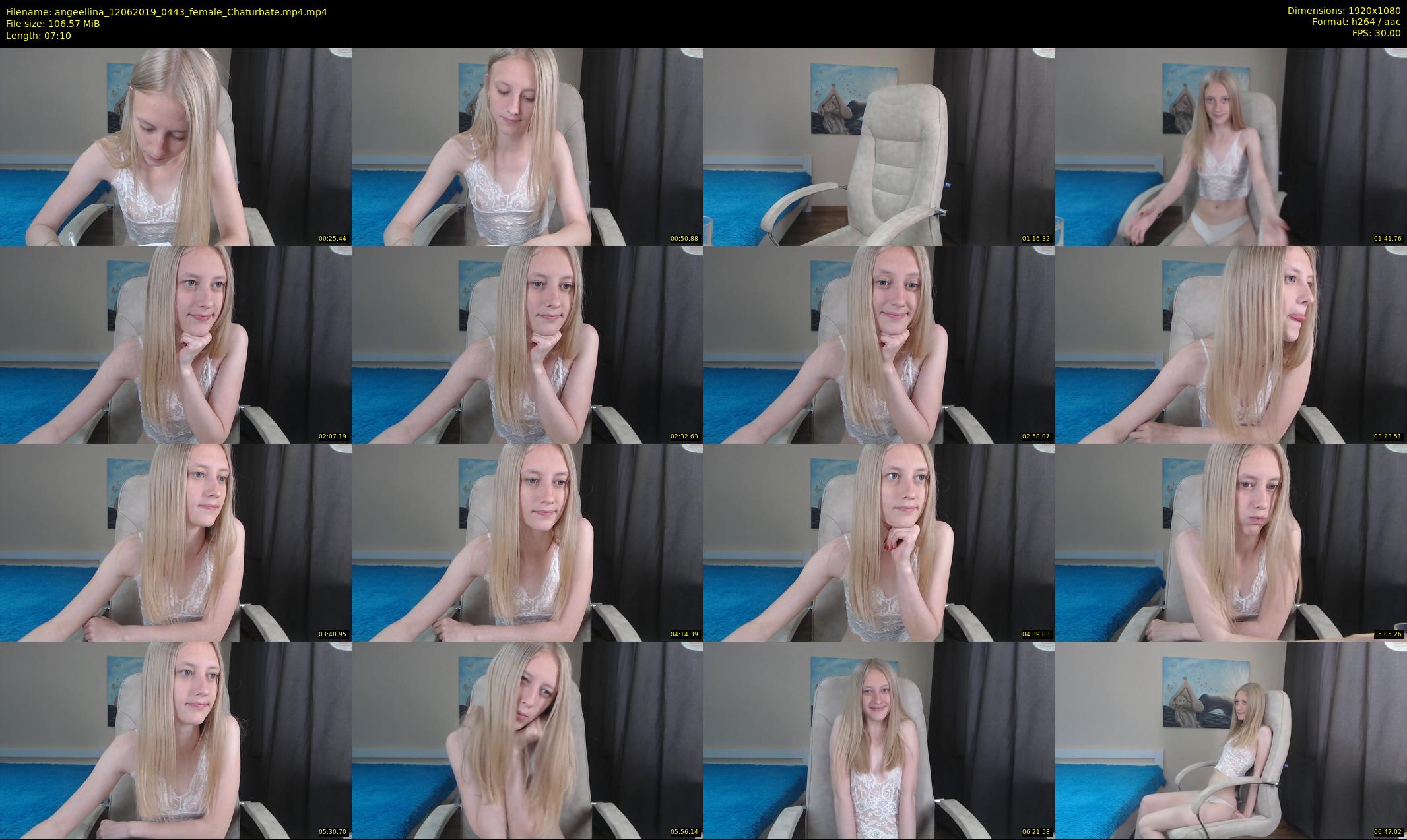 angeellina — 8 minute Chaturbate female cam show recording, 1080p, Jun 12, 2019