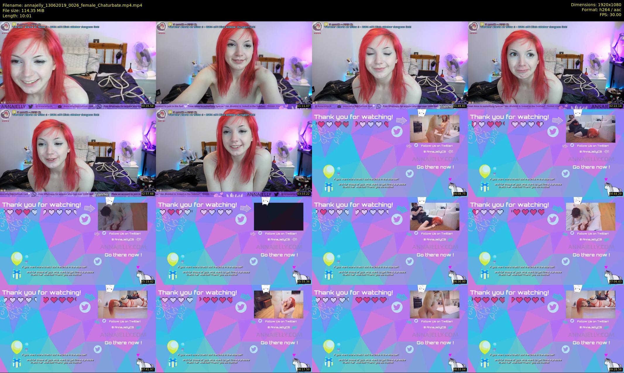 annajelly — 11 minute Chaturbate couple cam show recording, 1080p, Jun 13, 2019