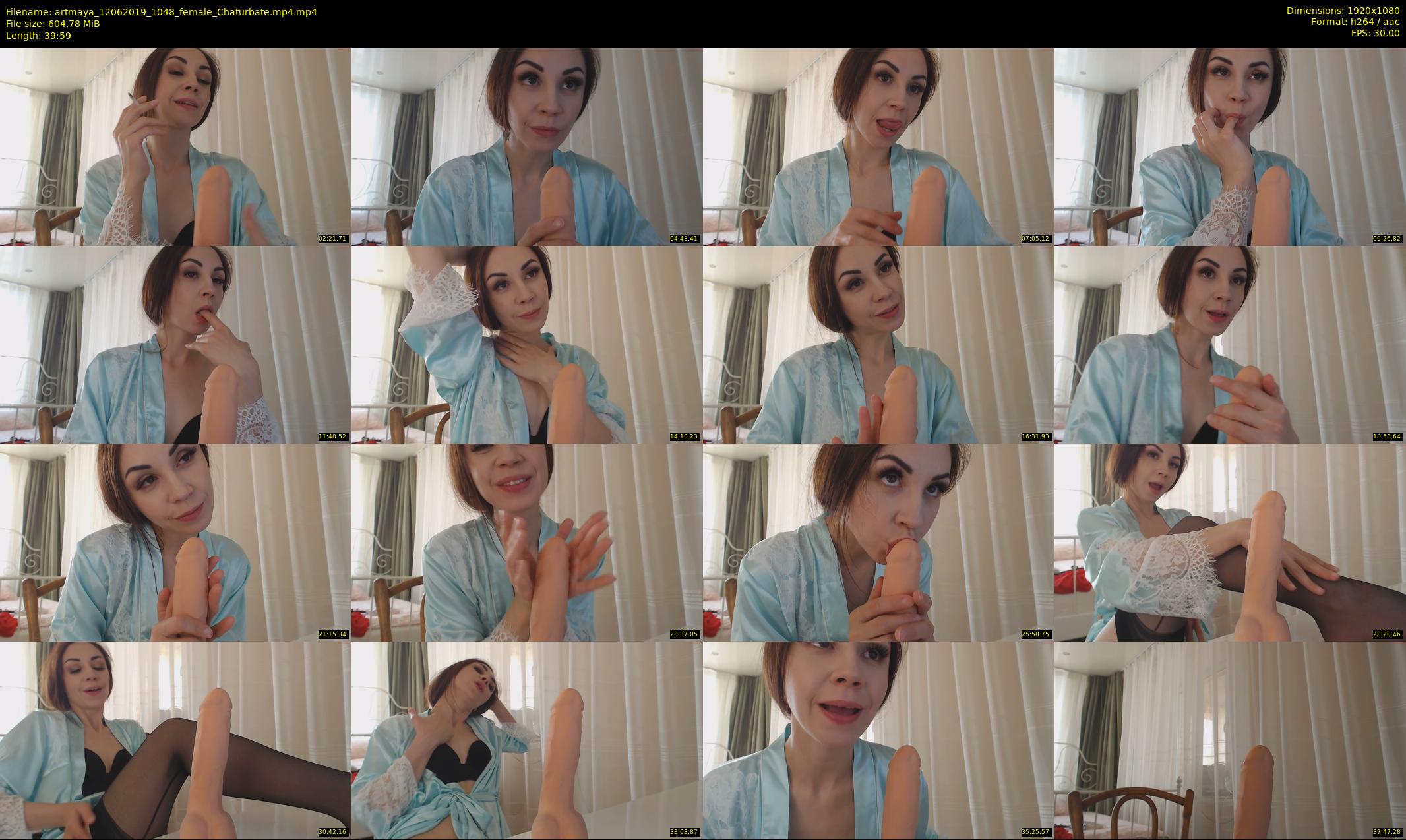 artmaya — 40 minute Chaturbate female cam show recording, 1080p, Jun 12, 2019