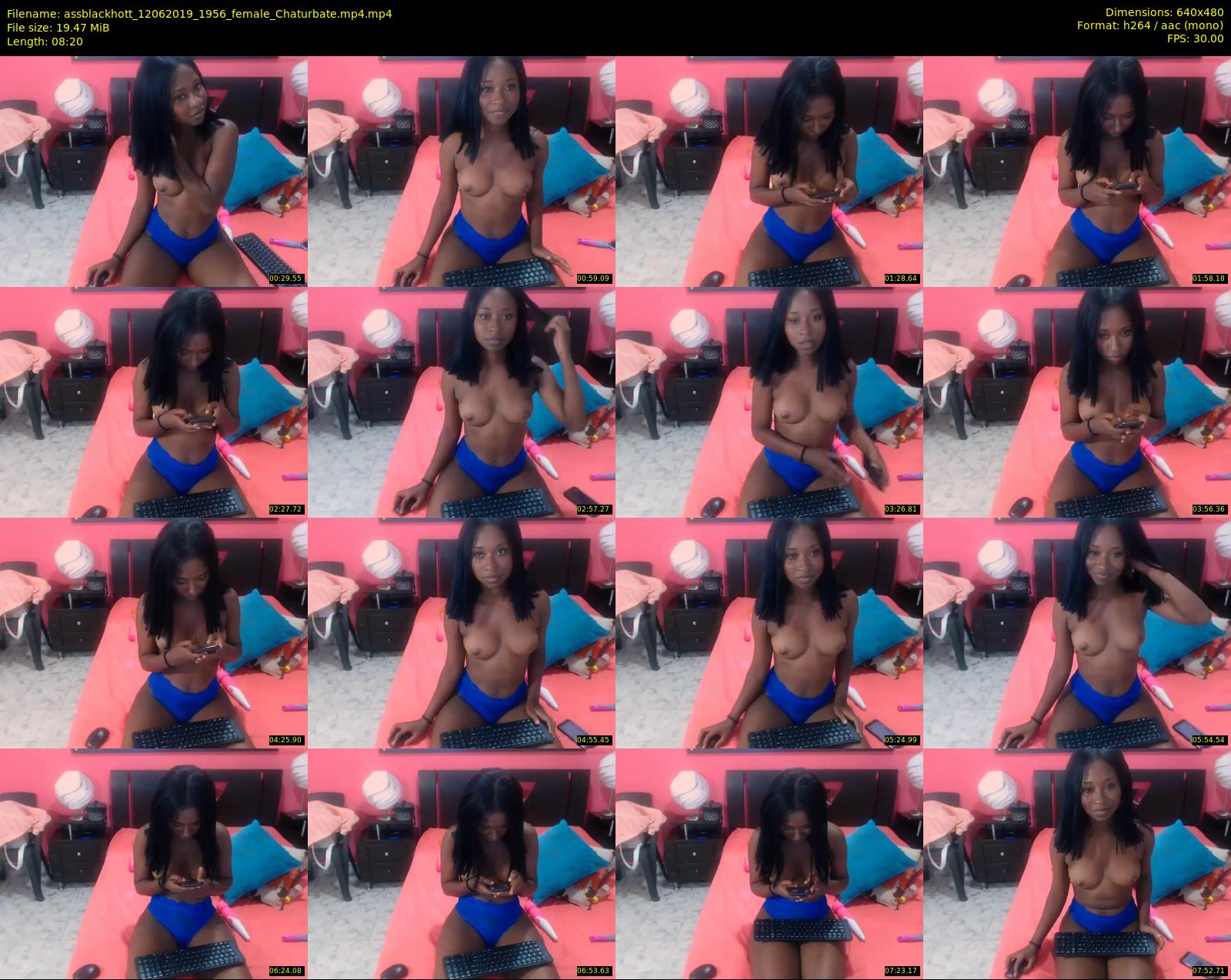 assblackhott — 9 minute Chaturbate female cam show recording, 480p, Jun 12, 2019