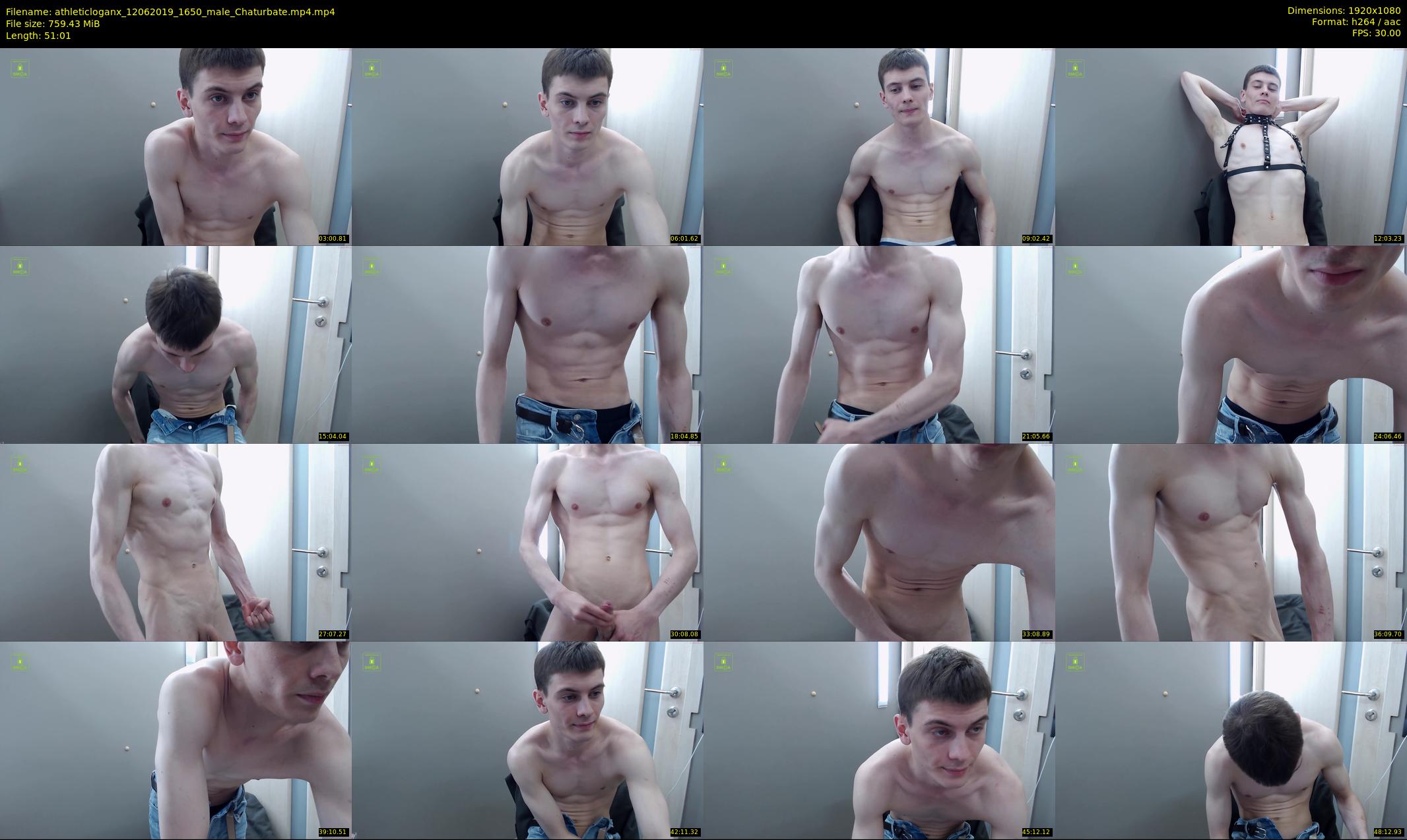 athleticloganx — 52 minute Chaturbate male cam show recording, 1080p, Jun 12, 2019