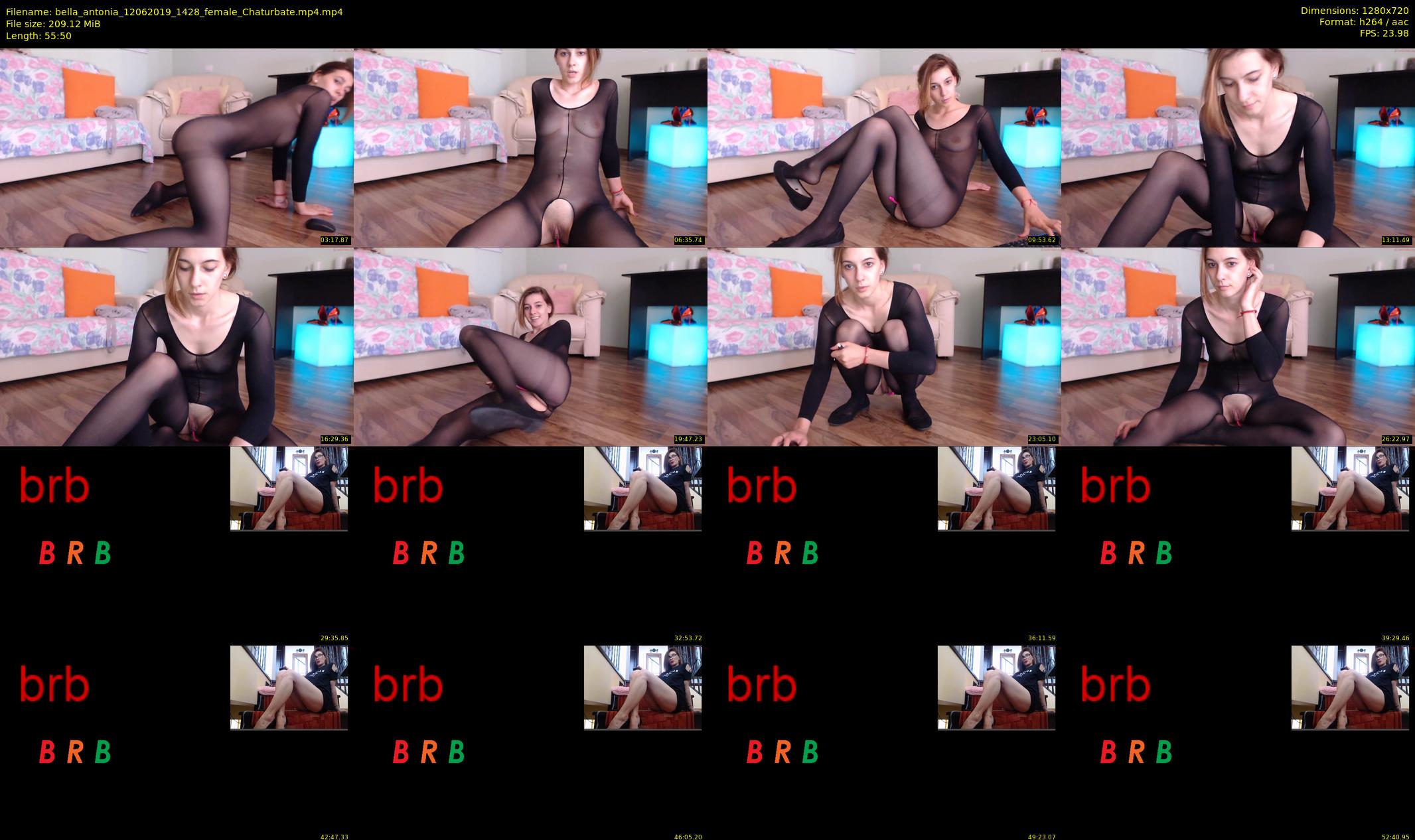 bella_antonia — 56 minute Chaturbate female cam show recording, 720p, Jun 12, 2019
