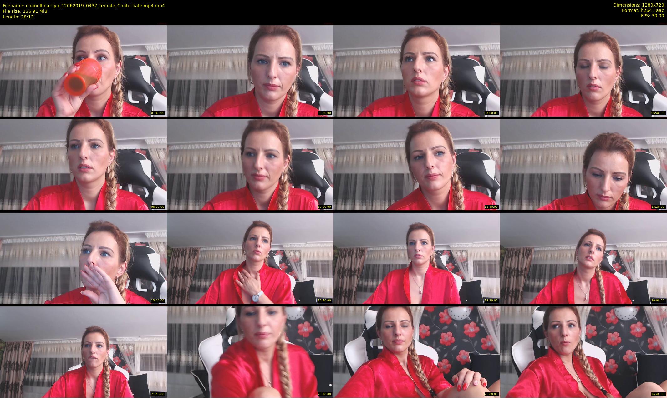 chanellmarilyn — 29 minute Chaturbate female cam show recording, 720p, Jun 12, 2019