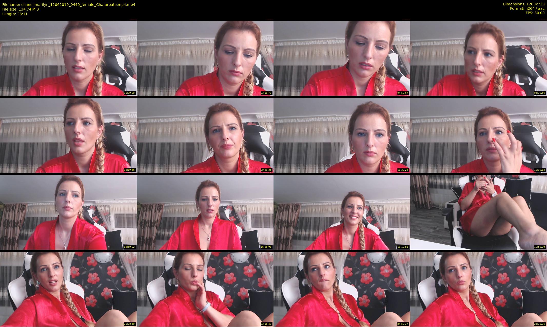 chanellmarilyn — 29 minute Chaturbate female cam show recording, 720p, Jun 12, 2019